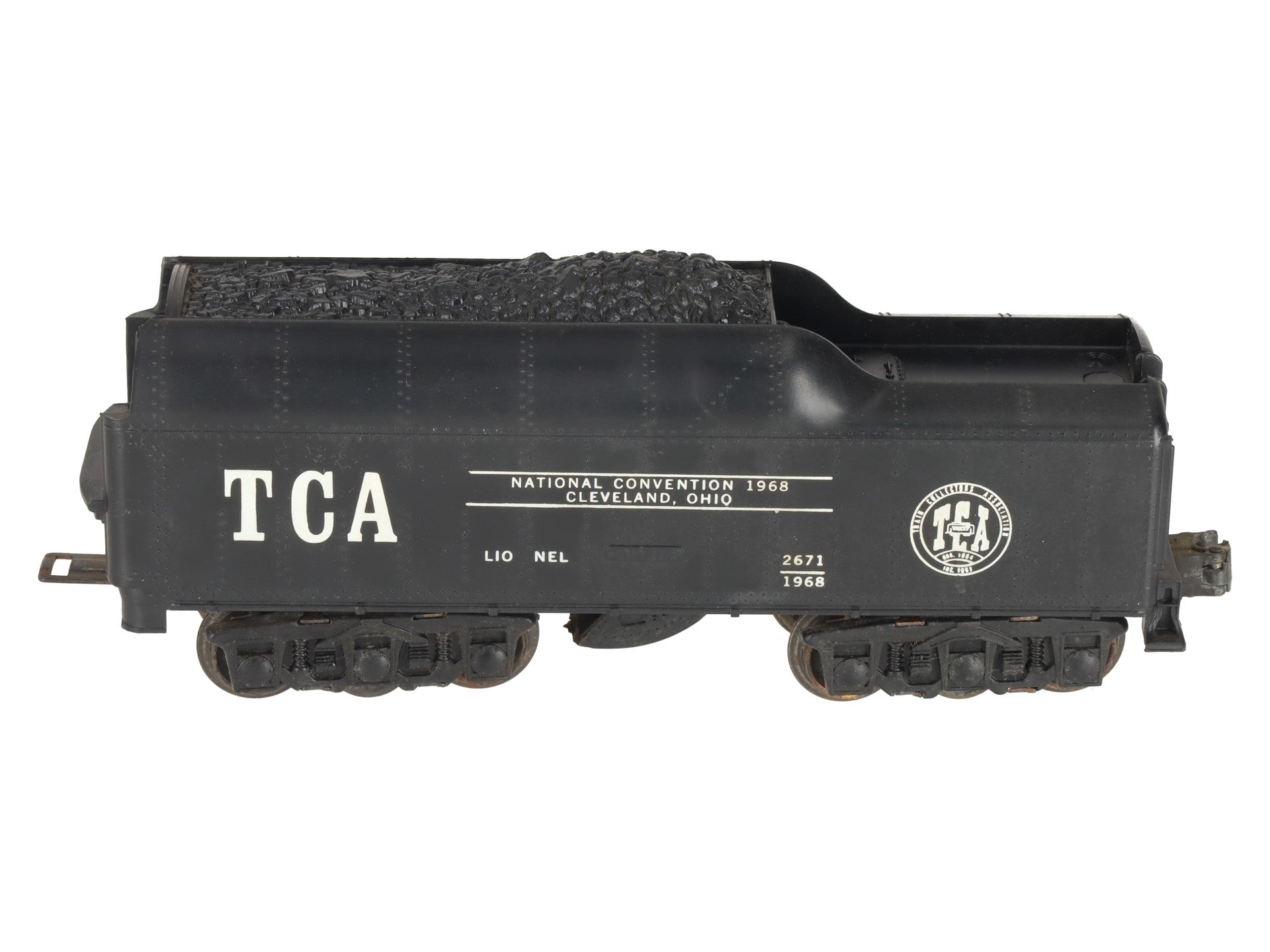 Lionel 2671W Vintage O TCA 1968 2671 Cleveland Tender with Whistle VG