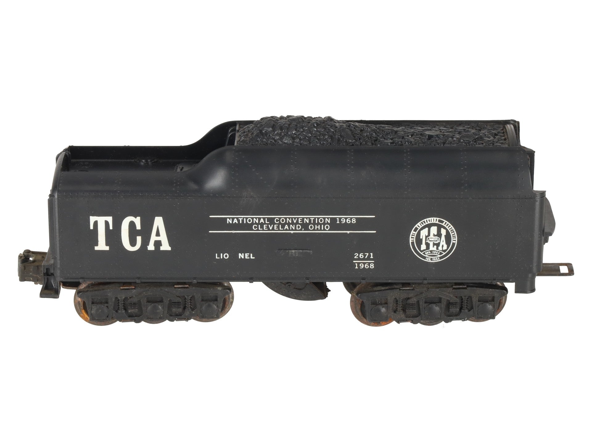Lionel 2671W Vintage O TCA 1968 2671 Cleveland Tender with Whistle VG