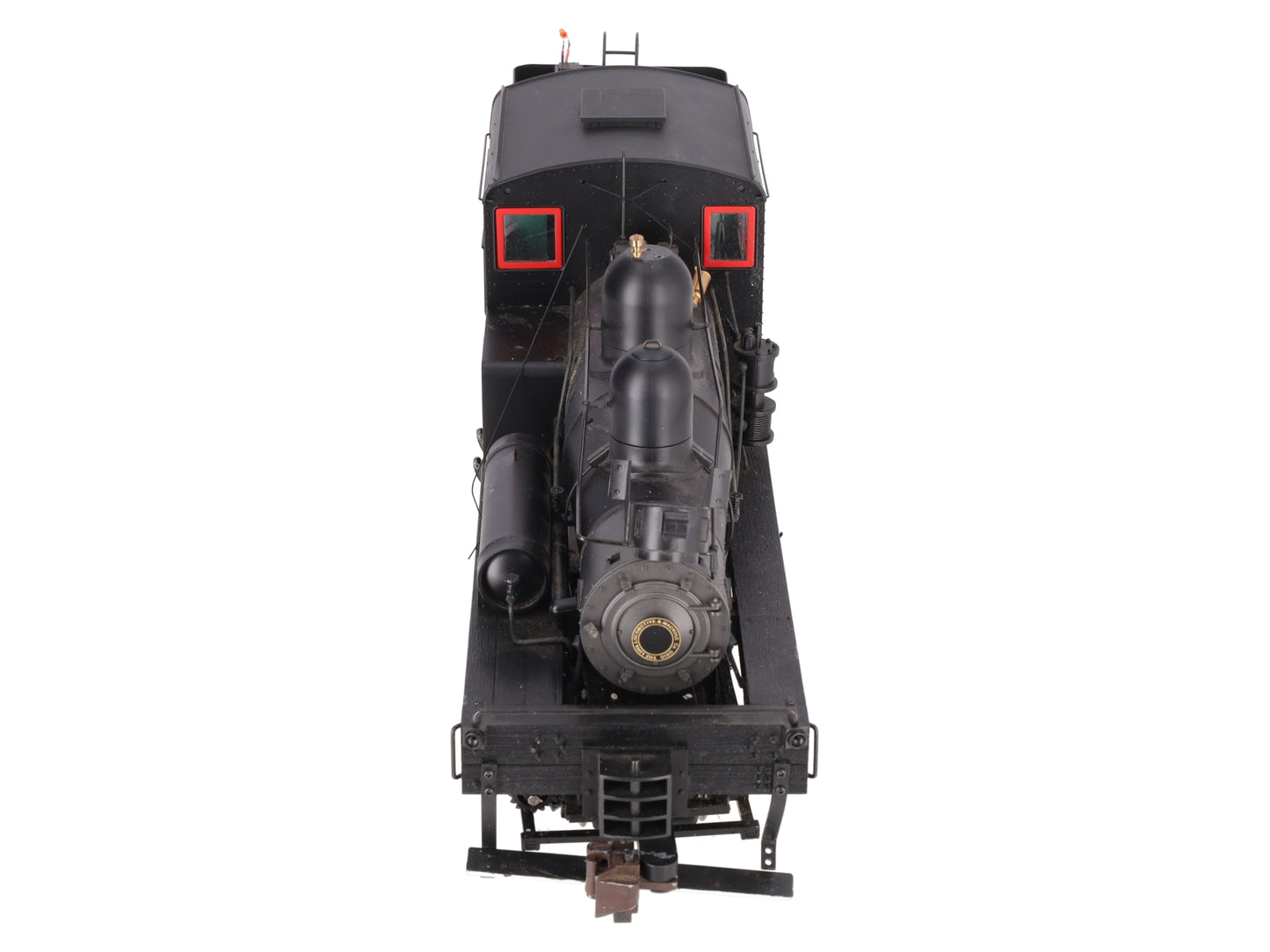 Bachmann 82198 G Unlettered 38 Ton Two Truck Steam Shay with Red & White Trim/Box