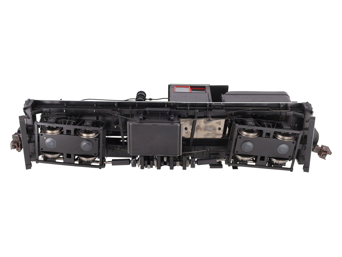 Bachmann 82198 G Unlettered 38 Ton Two Truck Steam Shay with Red & White Trim/Box