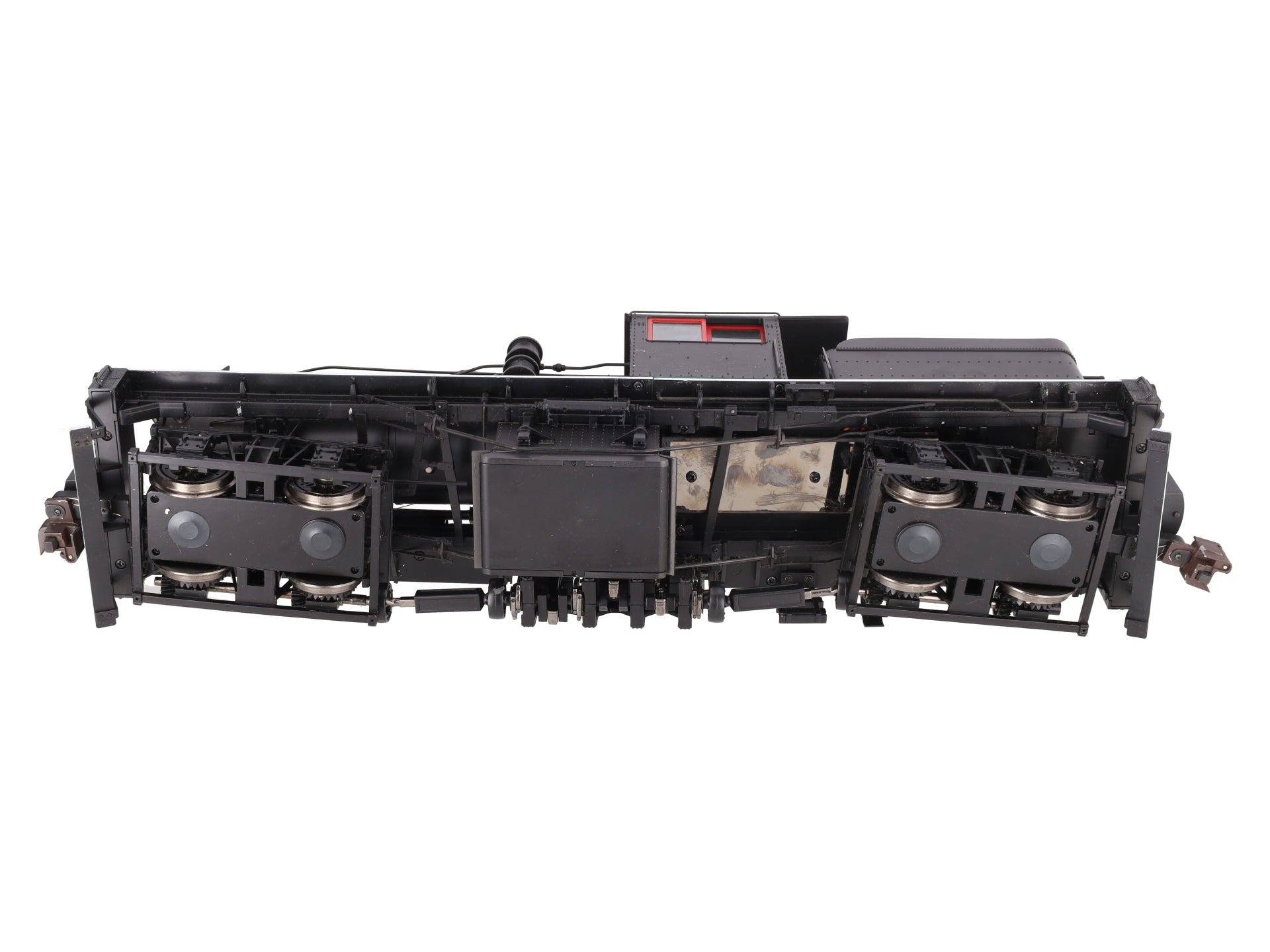Bachmann 82198 G Unlettered 38 Ton Two Truck Steam Shay with Red & White Trim/Box