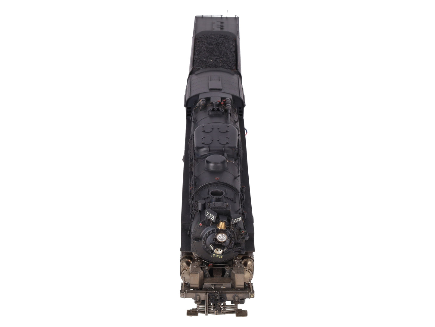 US Hobbies O 2-Rail Brass NKP 2-8-4 Steam Locomotive & Tender #779 - Painted/Box