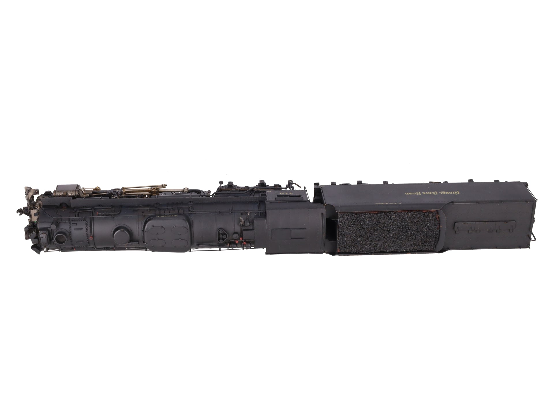 US Hobbies O 2-Rail Brass NKP 2-8-4 Steam Locomotive & Tender #779 - Painted/Box