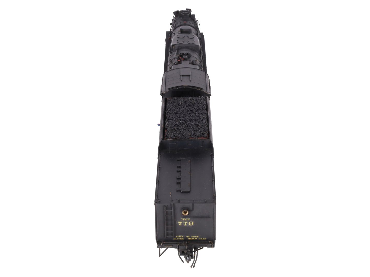 US Hobbies O 2-Rail Brass NKP 2-8-4 Steam Locomotive & Tender #779 - Painted/Box