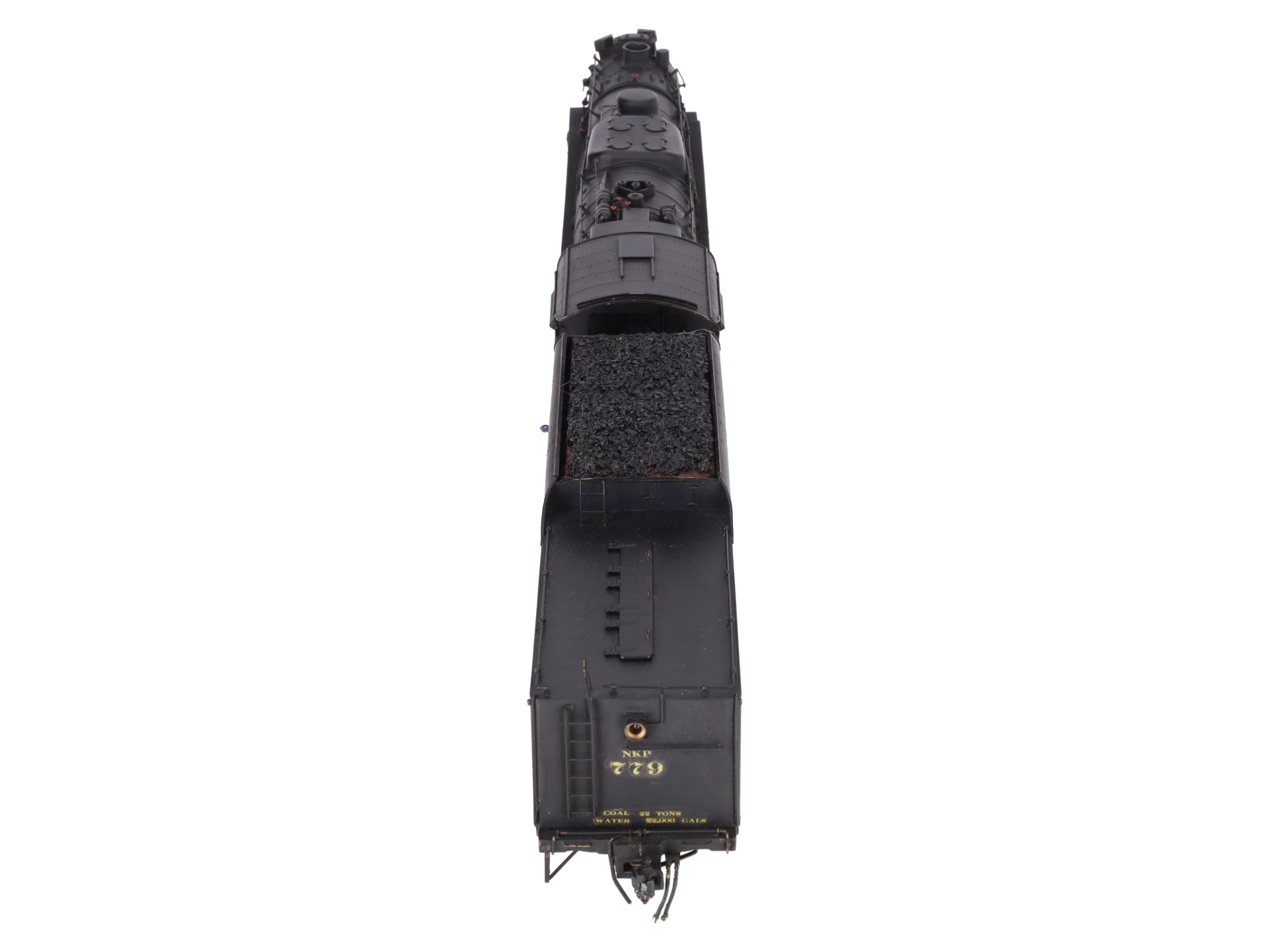 US Hobbies O 2-Rail Brass NKP 2-8-4 Steam Locomotive & Tender #779 - Painted/Box