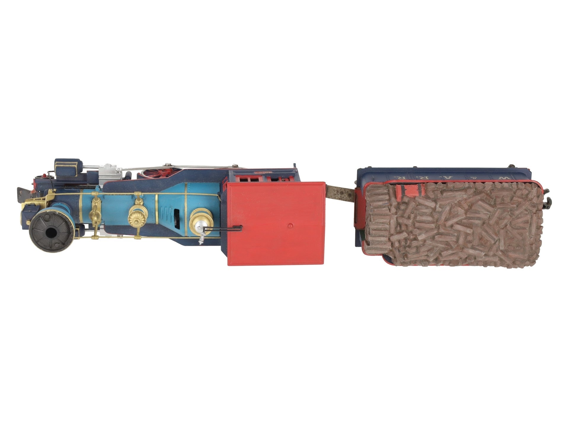 Lionel 1862 Vintage O General 4-4-0 Steam Locomotive & Tender - Repainted
