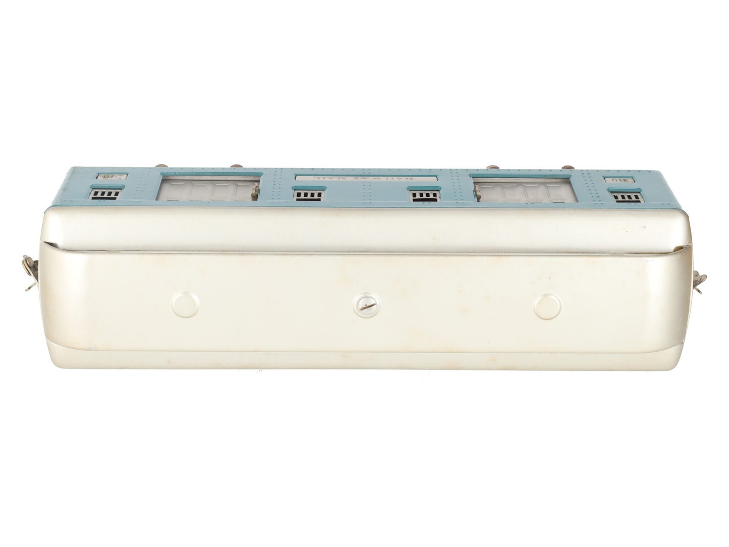 Lionel 310 Vintage Standard Gauge Blue and Silver Tinplate Baggage Car/Box