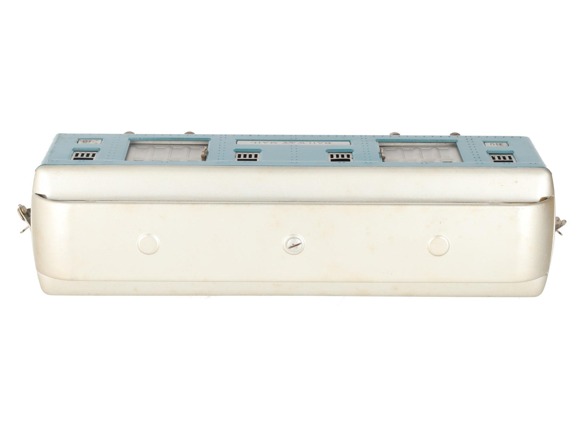Lionel 310 Vintage Standard Gauge Blue and Silver Tinplate Baggage Car/Box