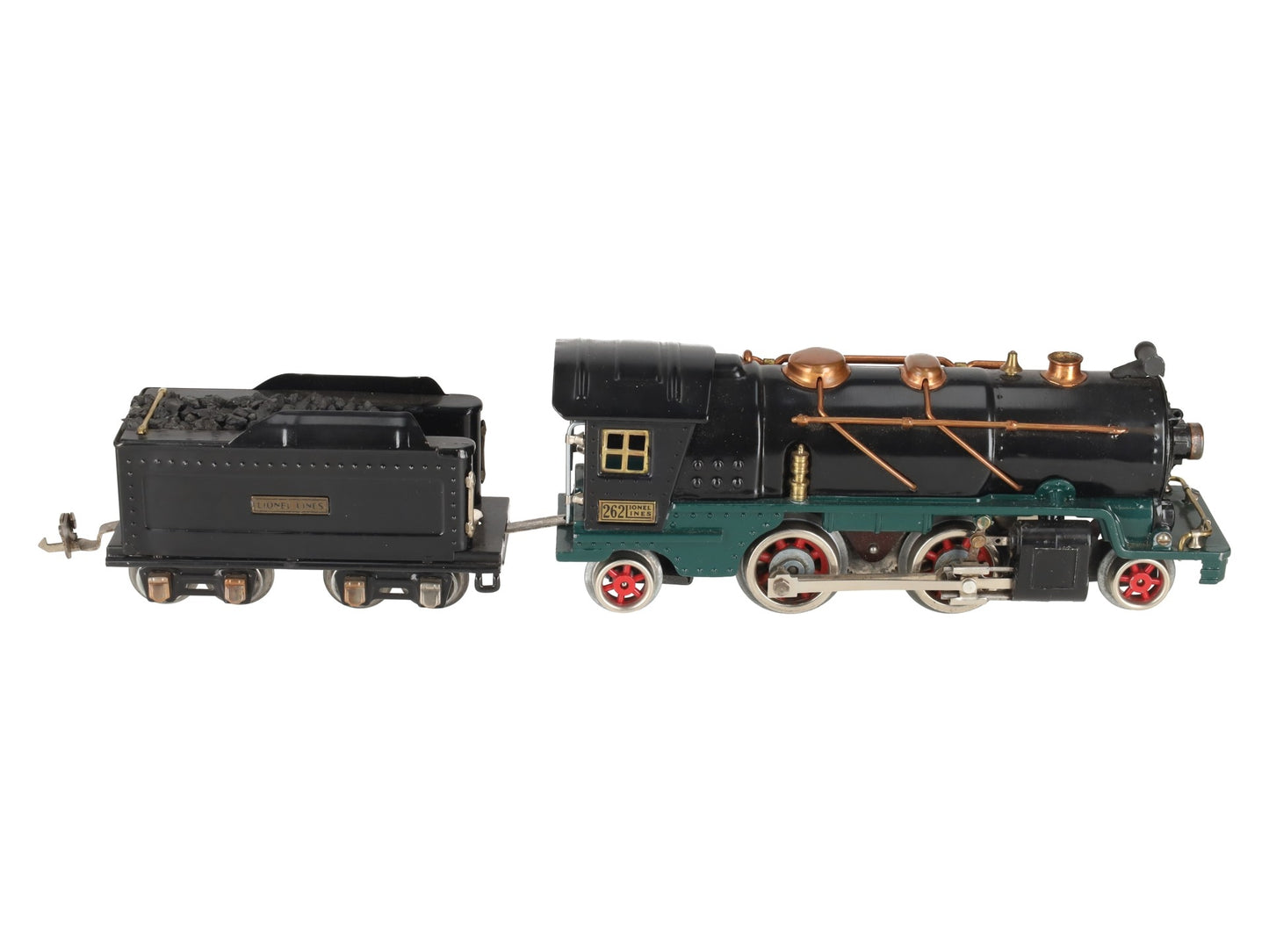 Lionel 262 Vintage O Prewar 2-4-2 Steam Locomotive & Tender