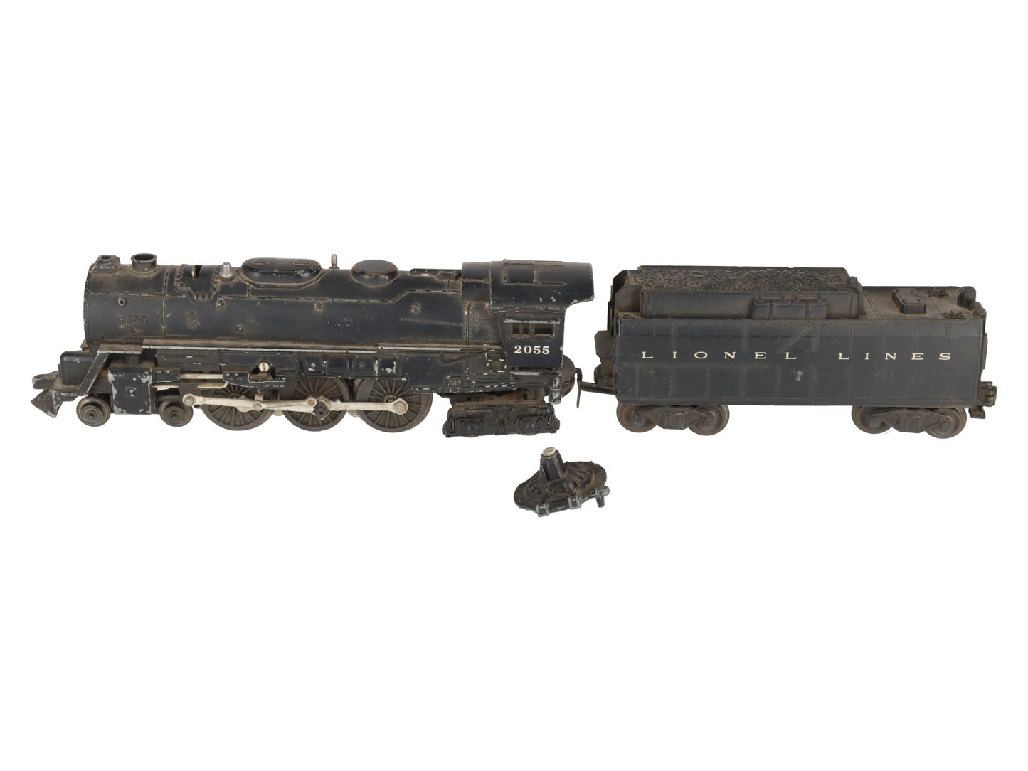Lionel 2055 Vintage O 4-6-4 Hudson Steam Locomotive with 6026W Tender VG