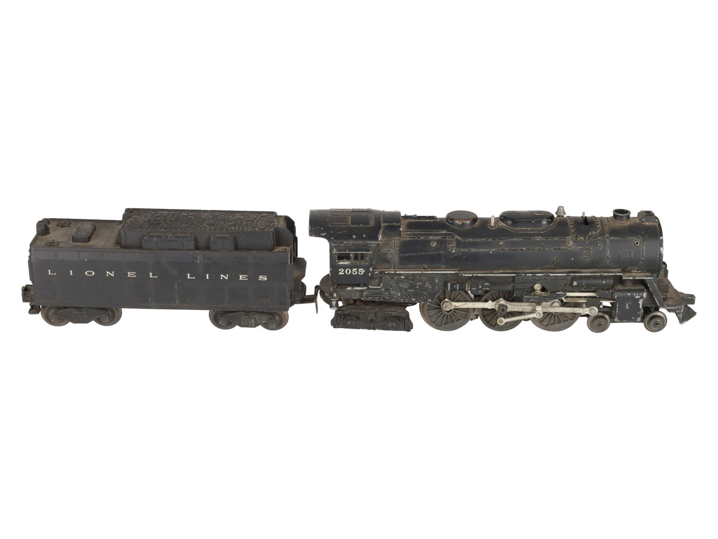 Lionel 2055 Vintage O 4-6-4 Hudson Steam Locomotive with 6026W Tender VG