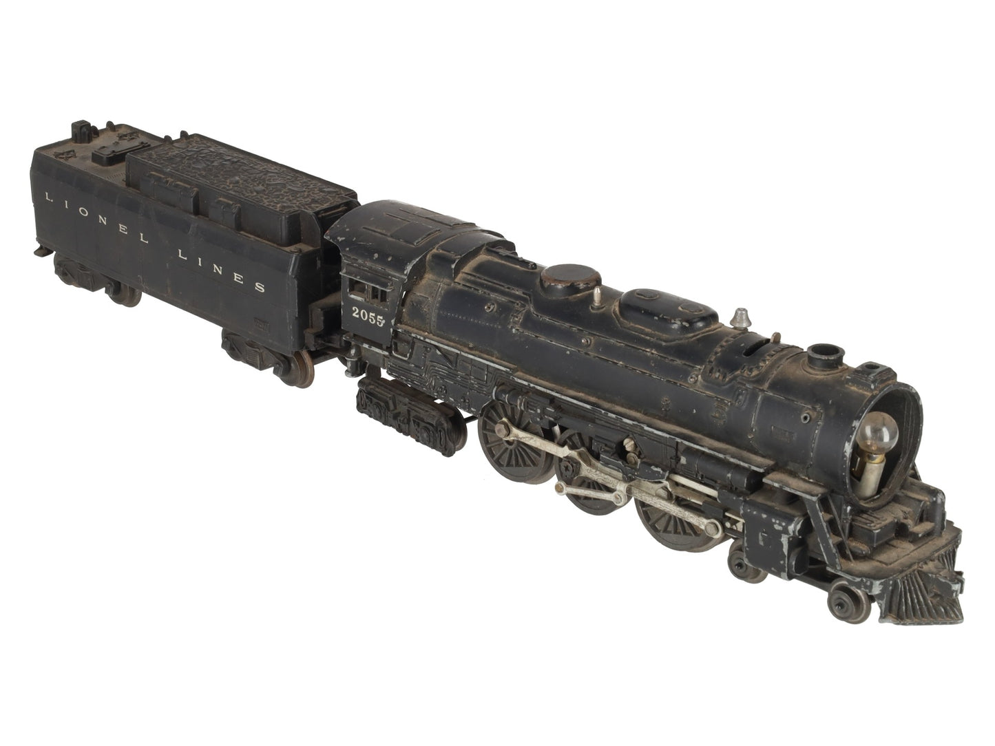 Lionel 2055 Vintage O 4-6-4 Hudson Steam Locomotive with 6026W Tender VG