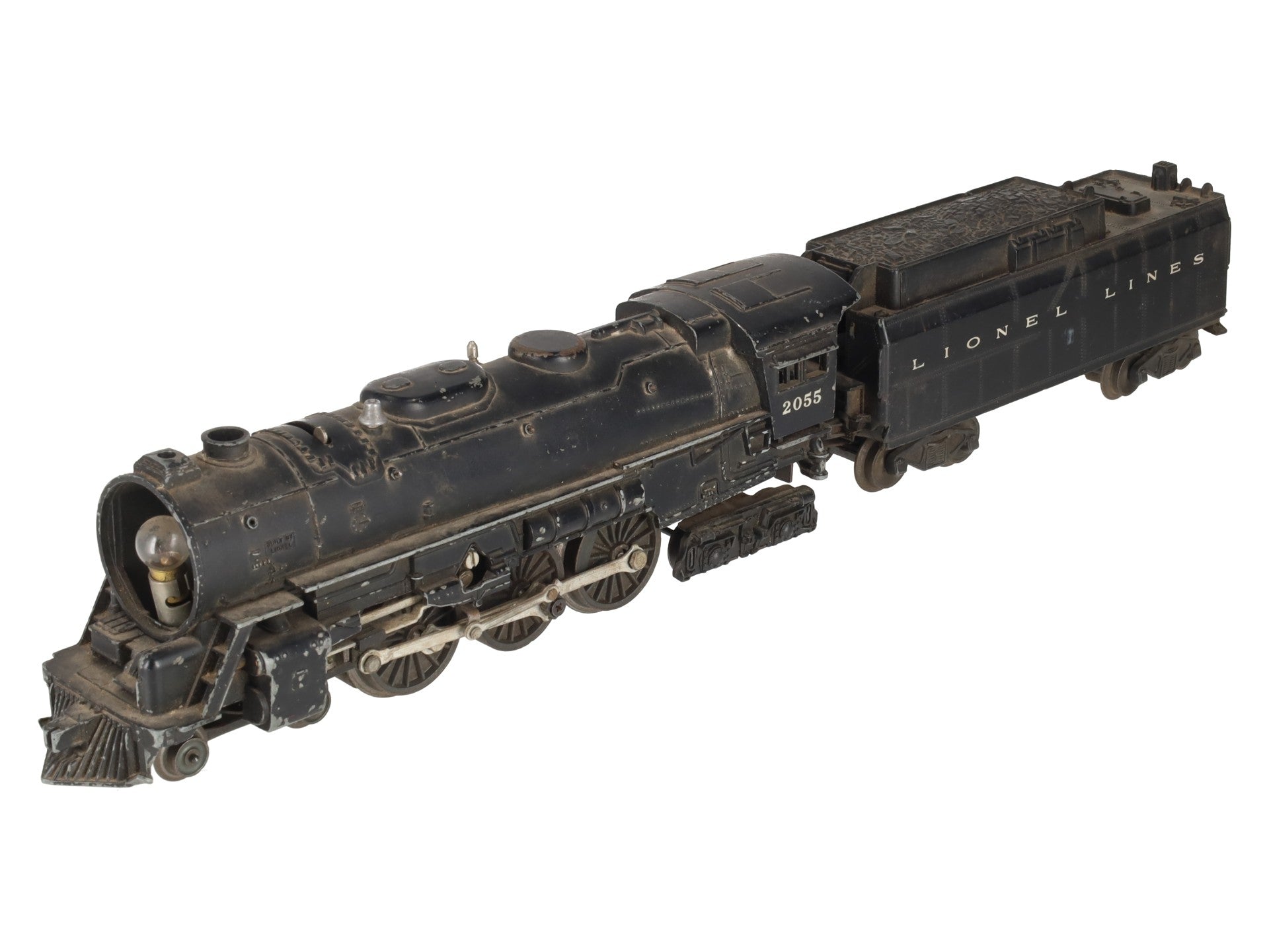 Lionel 2055 Vintage O 4-6-4 Hudson Steam Locomotive with 6026W Tender VG
