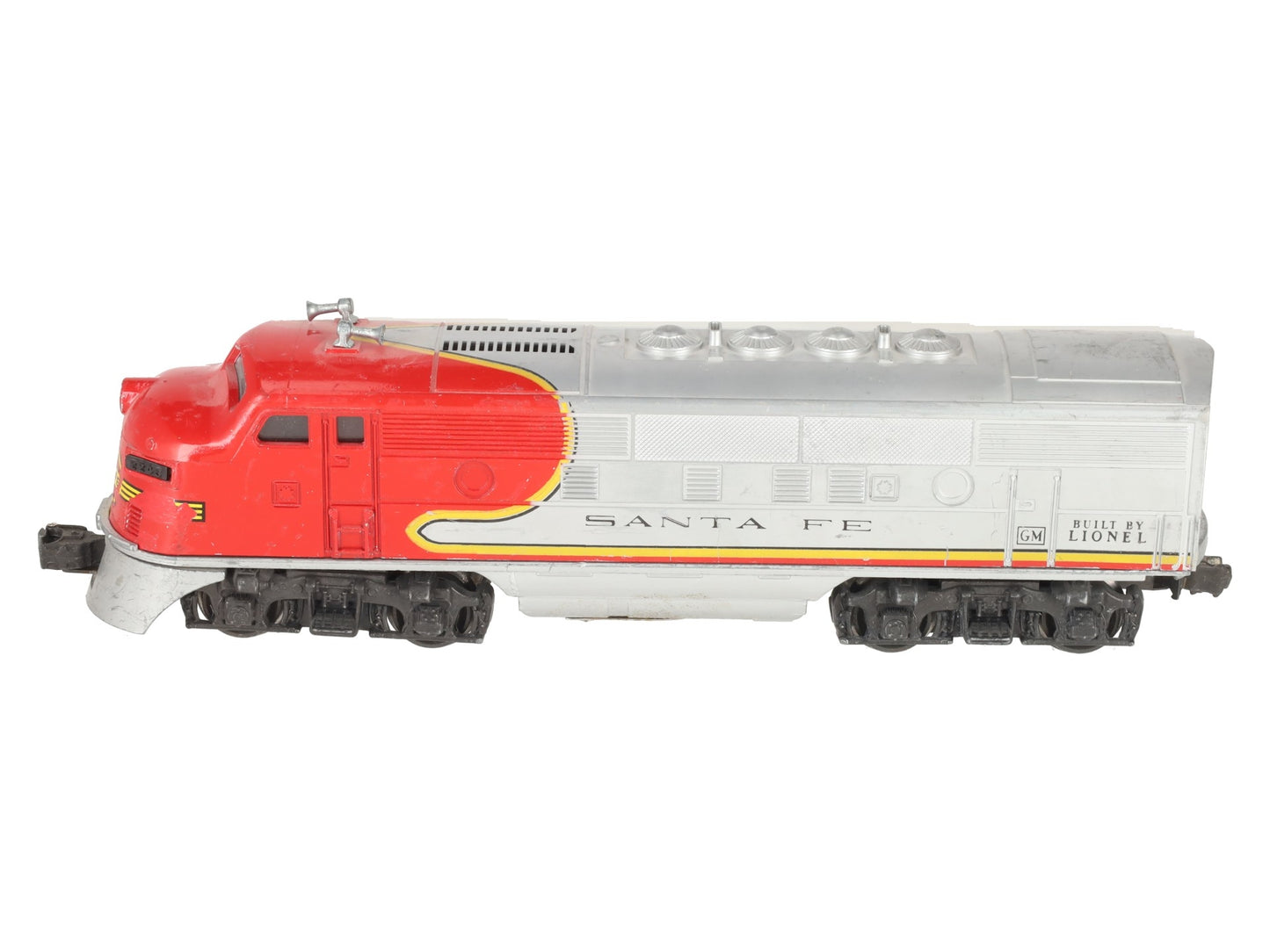 Lionel 2243 Vintage O Santa Fe F-3 Powered A Unit Diesel Locomotive VG