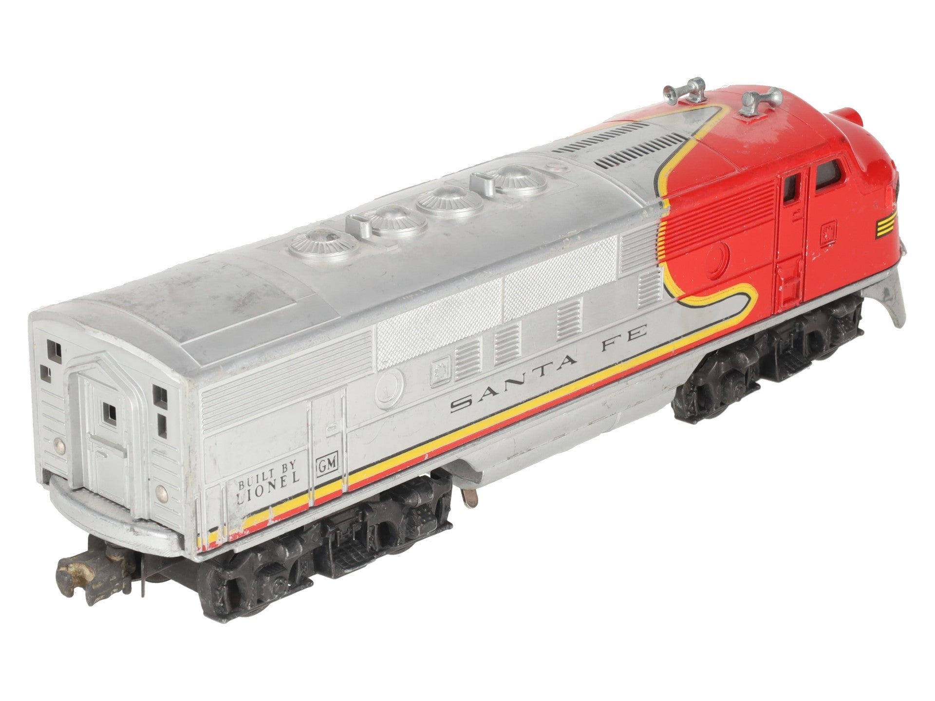 Lionel 2243 Vintage O Santa Fe F-3 Powered A Unit Diesel Locomotive VG