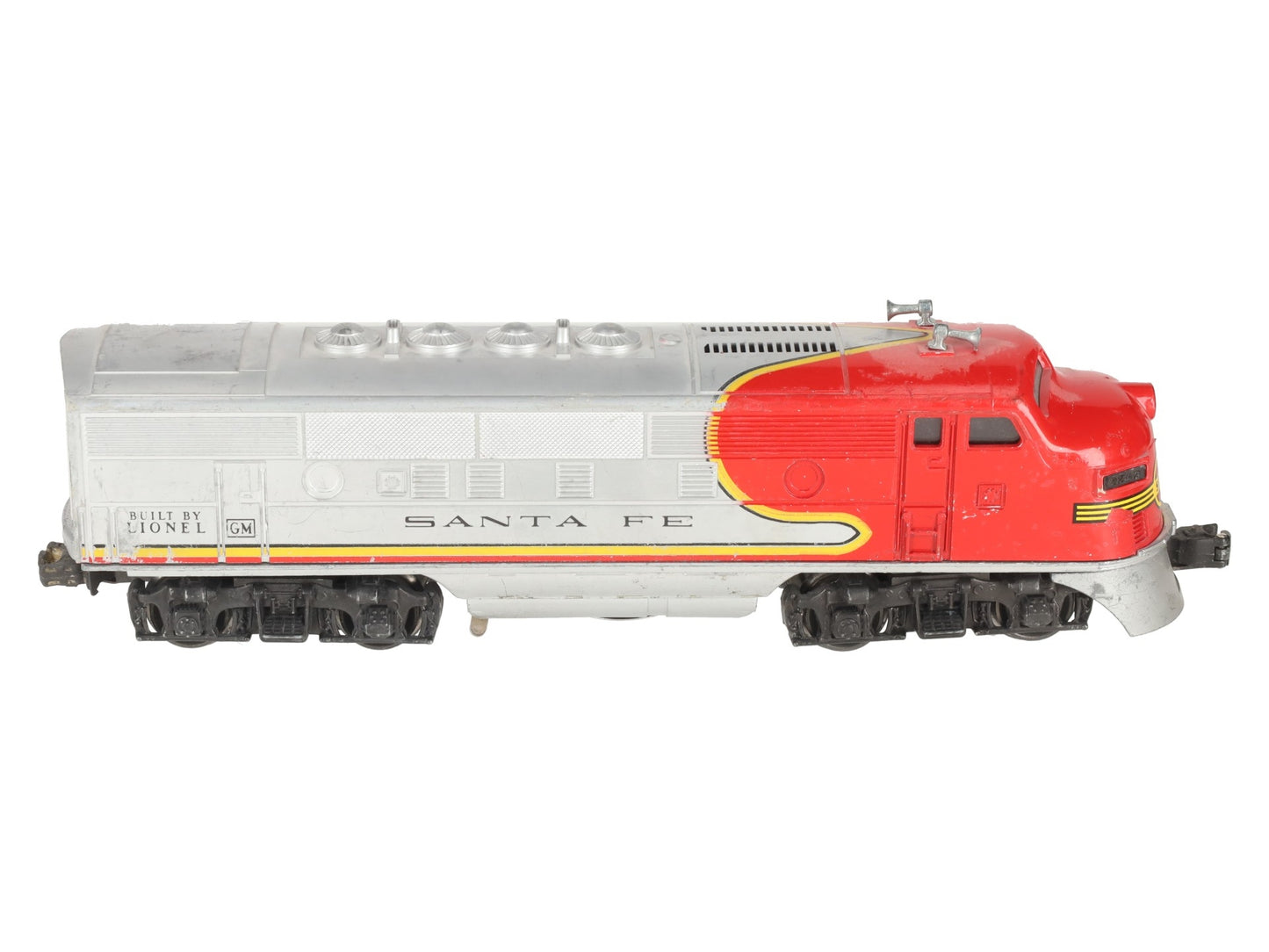 Lionel 2243 Vintage O Santa Fe F-3 Powered A Unit Diesel Locomotive VG
