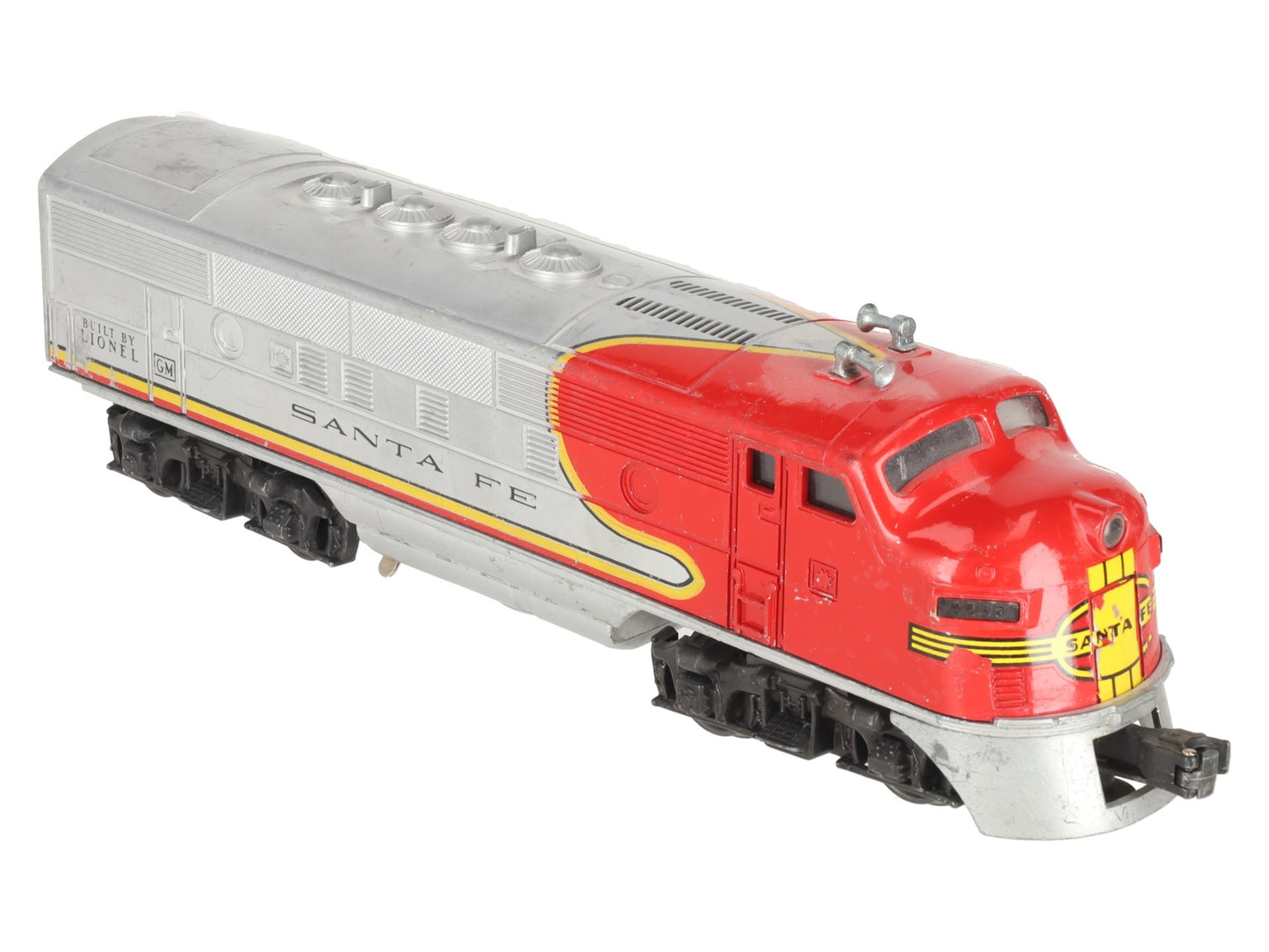 Lionel 2243 Vintage O Santa Fe F-3 Powered A Unit Diesel Locomotive VG
