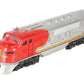 Lionel 2243 Vintage O Santa Fe F-3 Powered A Unit Diesel Locomotive VG