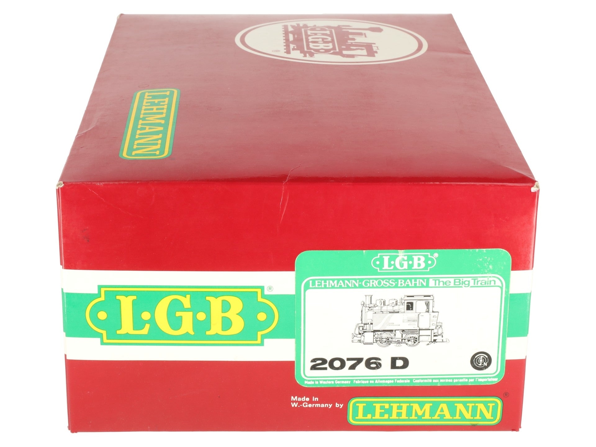 LGB 2076D G Scale Deutsche Reichsbahn Steam Locomotive #995001 EX/Box