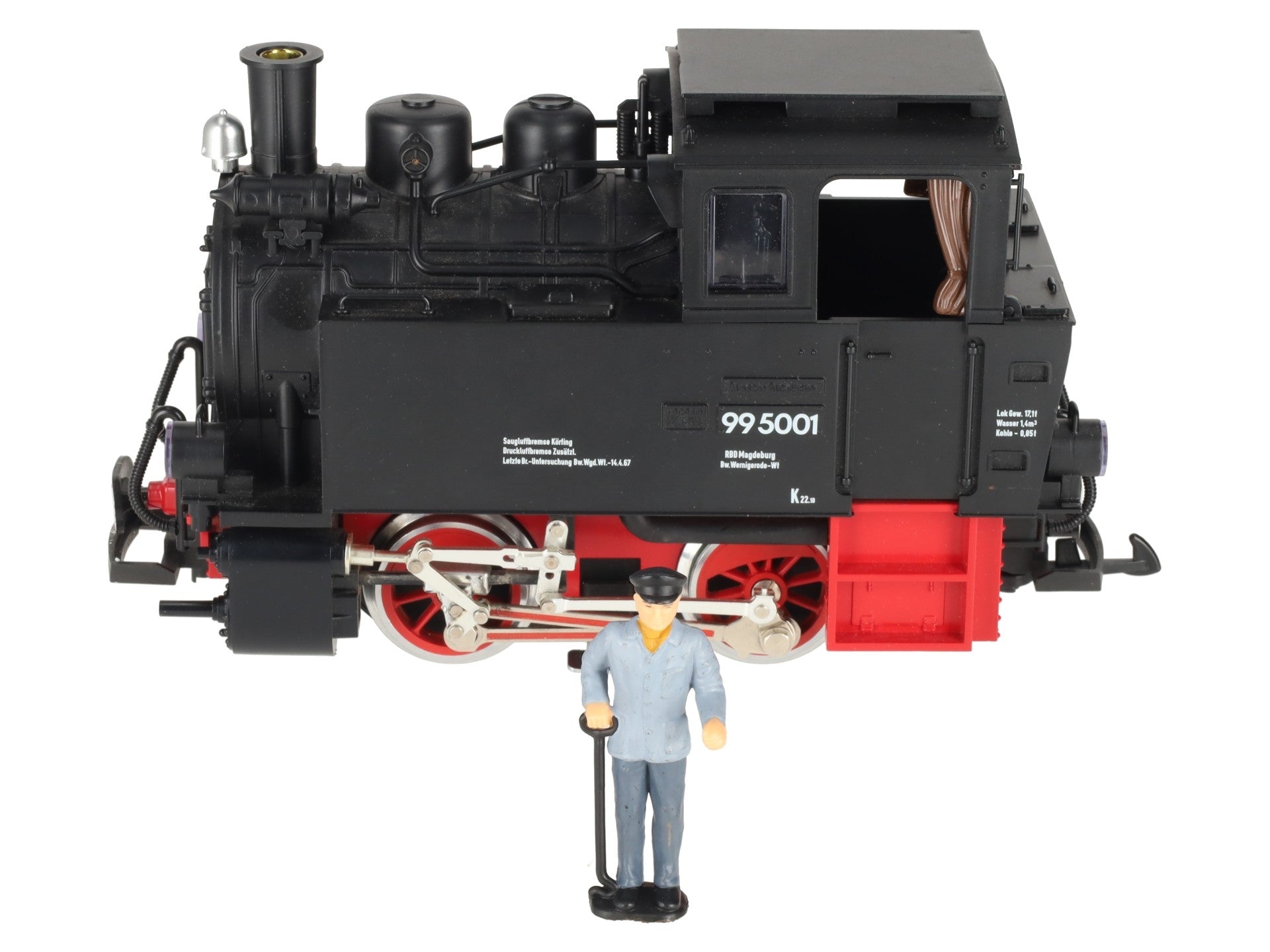 LGB 2076D G Scale Deutsche Reichsbahn Steam Locomotive #995001 EX/Box