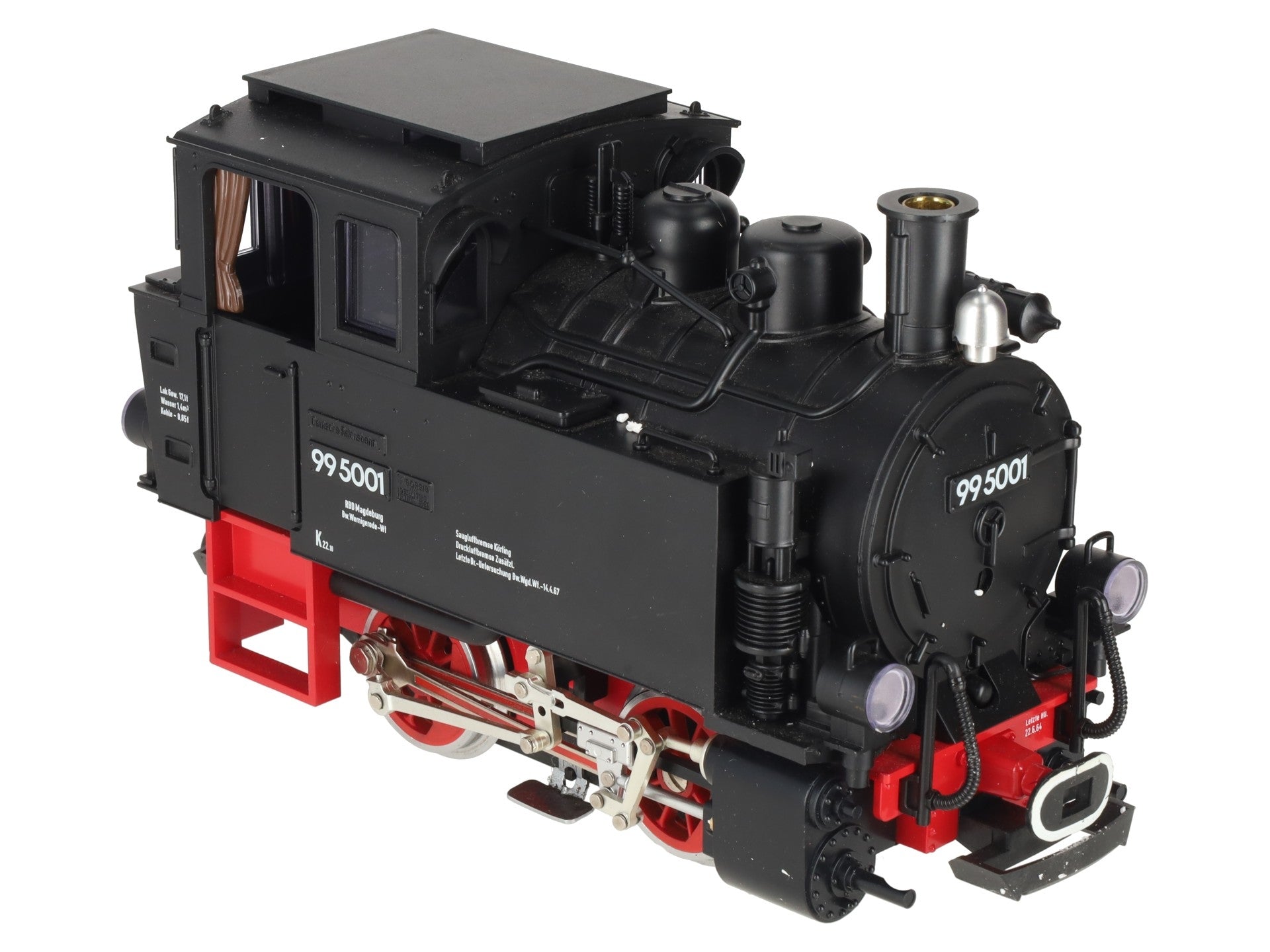 LGB 2076D G Scale Deutsche Reichsbahn Steam Locomotive #995001 EX/Box