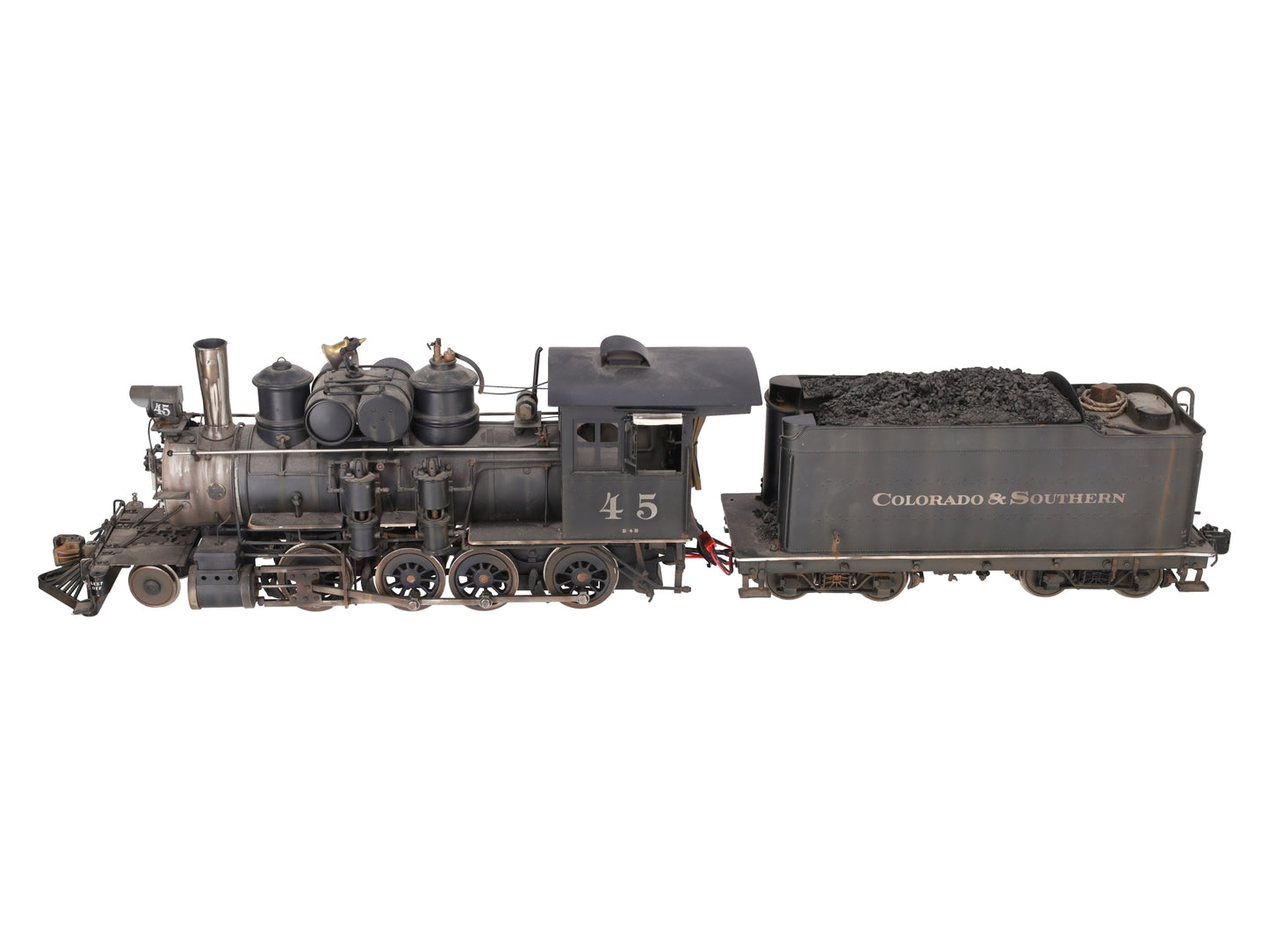 Baldwin G Scale Colorado & Southern 4-8-0 B-4-B Steam Locomotive & Tender #45