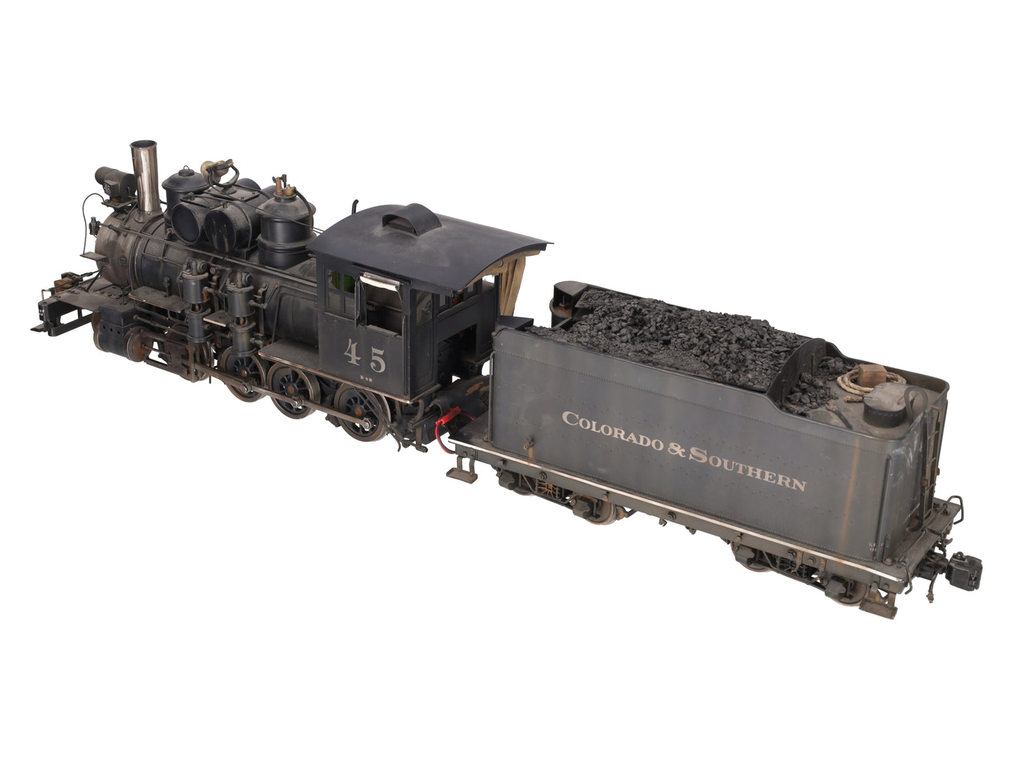 Baldwin G Scale Colorado & Southern 4-8-0 B-4-B Steam Locomotive & Tender #45