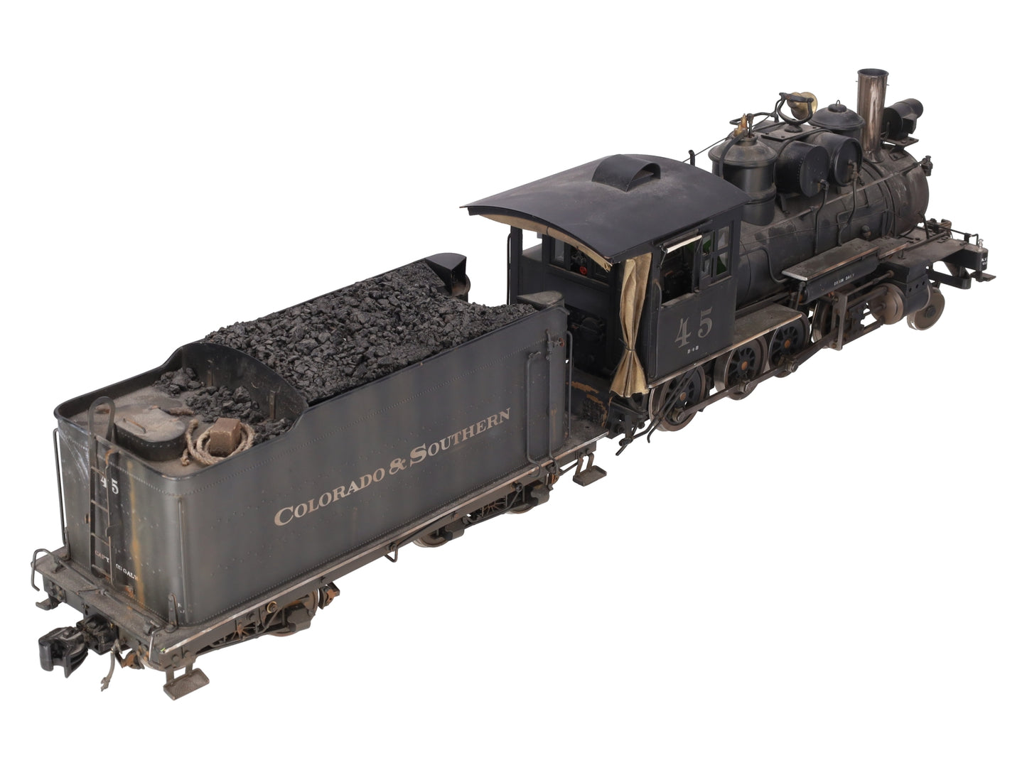 Baldwin G Scale Colorado & Southern 4-8-0 B-4-B Steam Locomotive & Tender #45