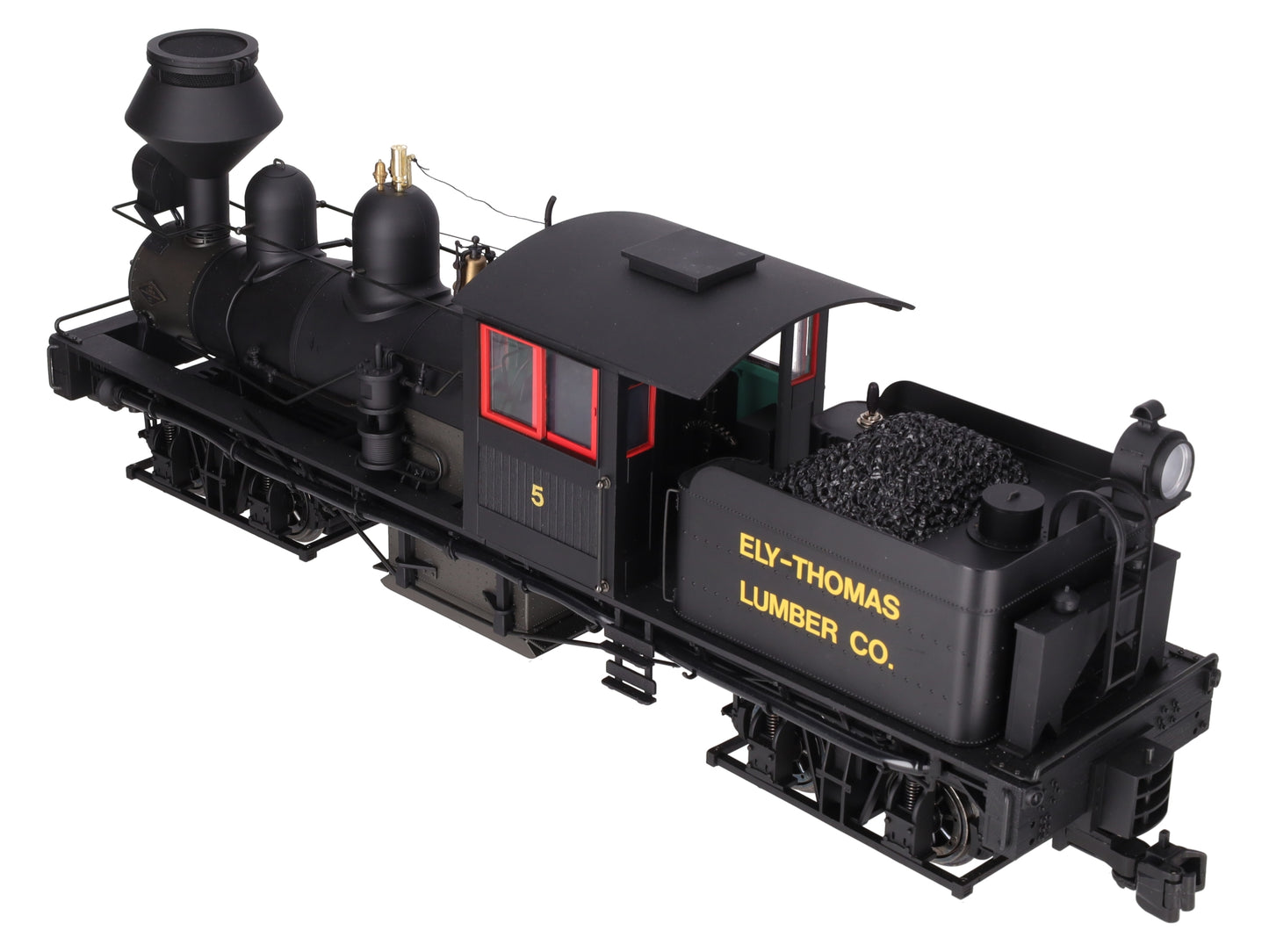 Bachmann 81198 G Gauge Ely Thomas 36-Ton Two-Truck Shay Steam Loco #5 w Sound EX/Box