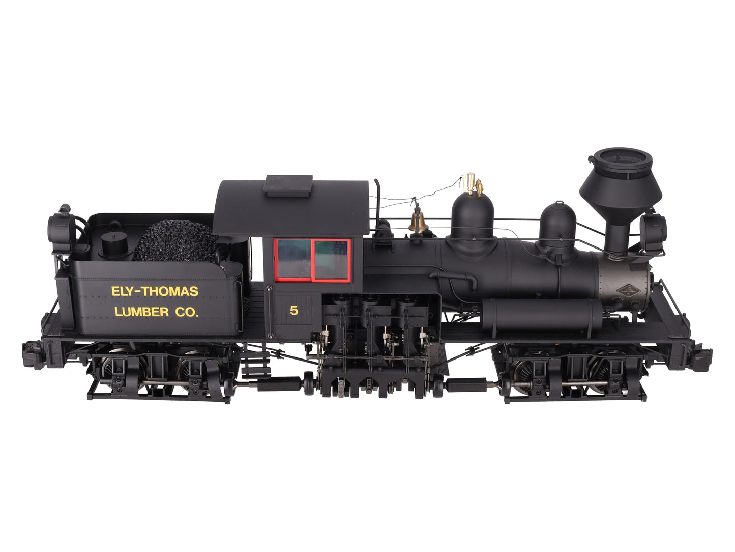 Bachmann 81198 G Gauge Ely Thomas 36-Ton Two-Truck Shay Steam Loco #5 w Sound EX/Box