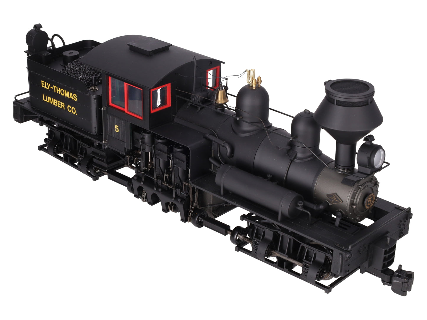 Bachmann 81198 G Gauge Ely Thomas 36-Ton Two-Truck Shay Steam Loco #5 w Sound EX/Box