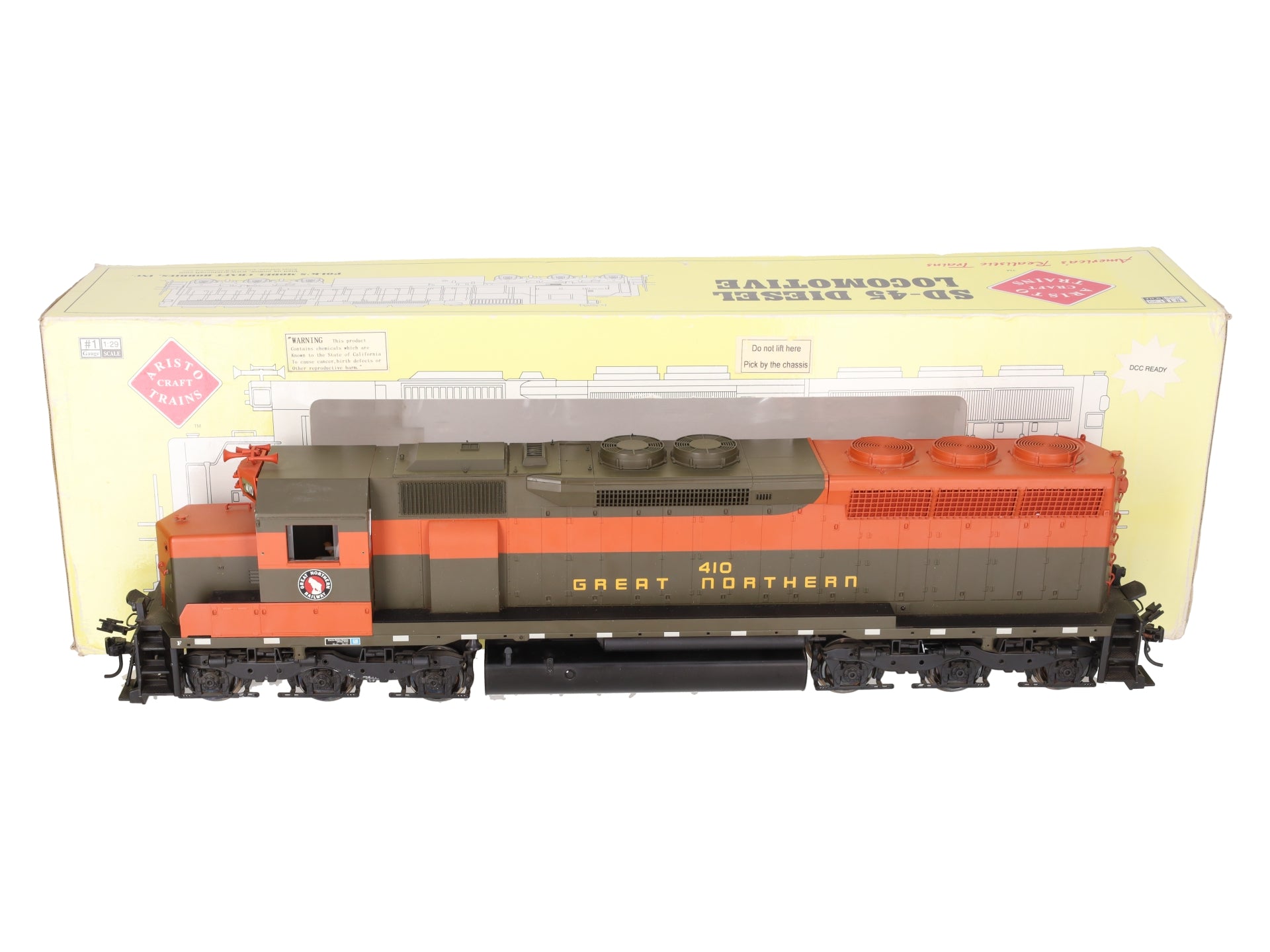 Aristo-Craft 22414 G Great Northern EMD SD-45 Diesel Engine VG/Box