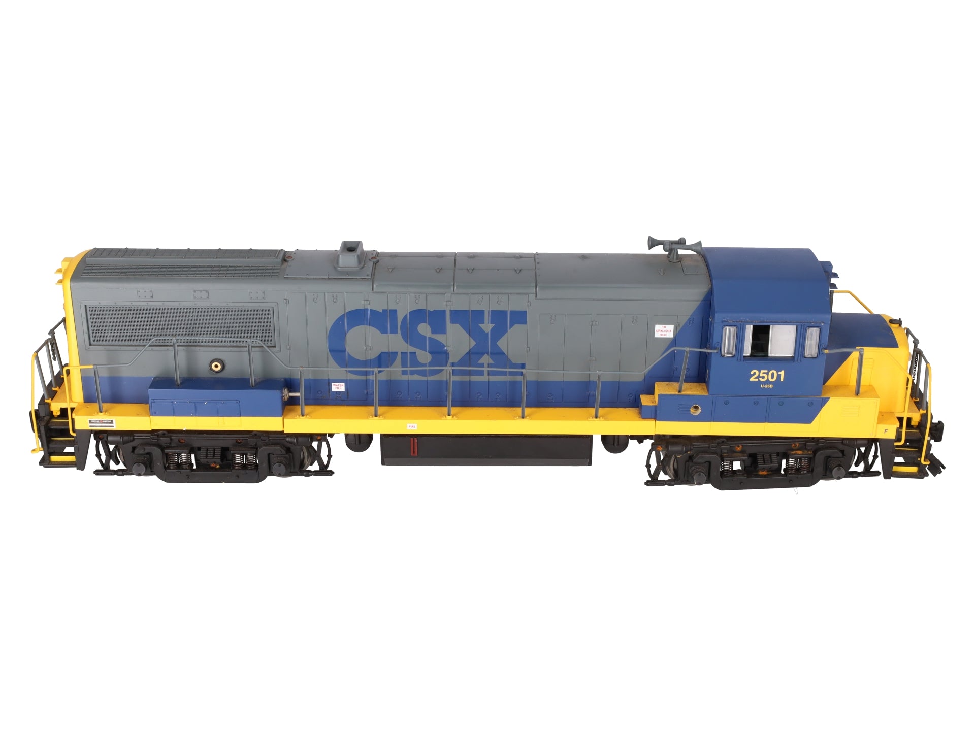Aristo-Craft 22128 G Scale CSX GE U25B Diesel Locomotive #2501 VG/Box