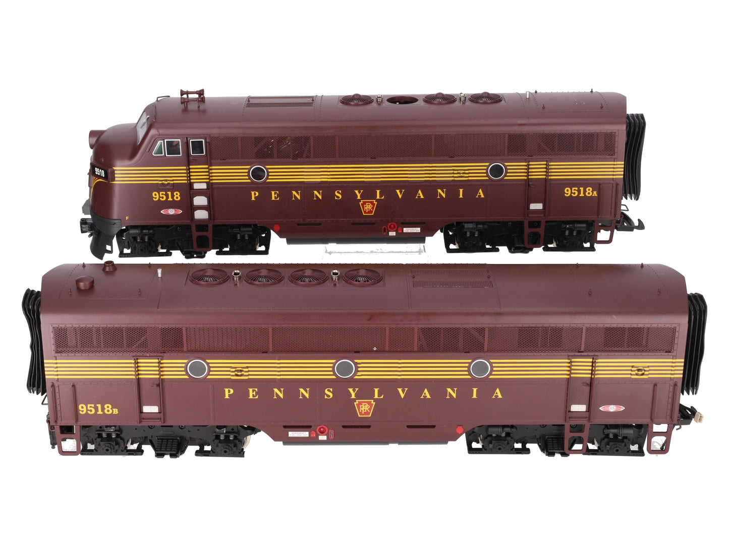 USA Trains 22258 G Pennsylvania F-3 AB Diesel Locomotive Set EX/Box