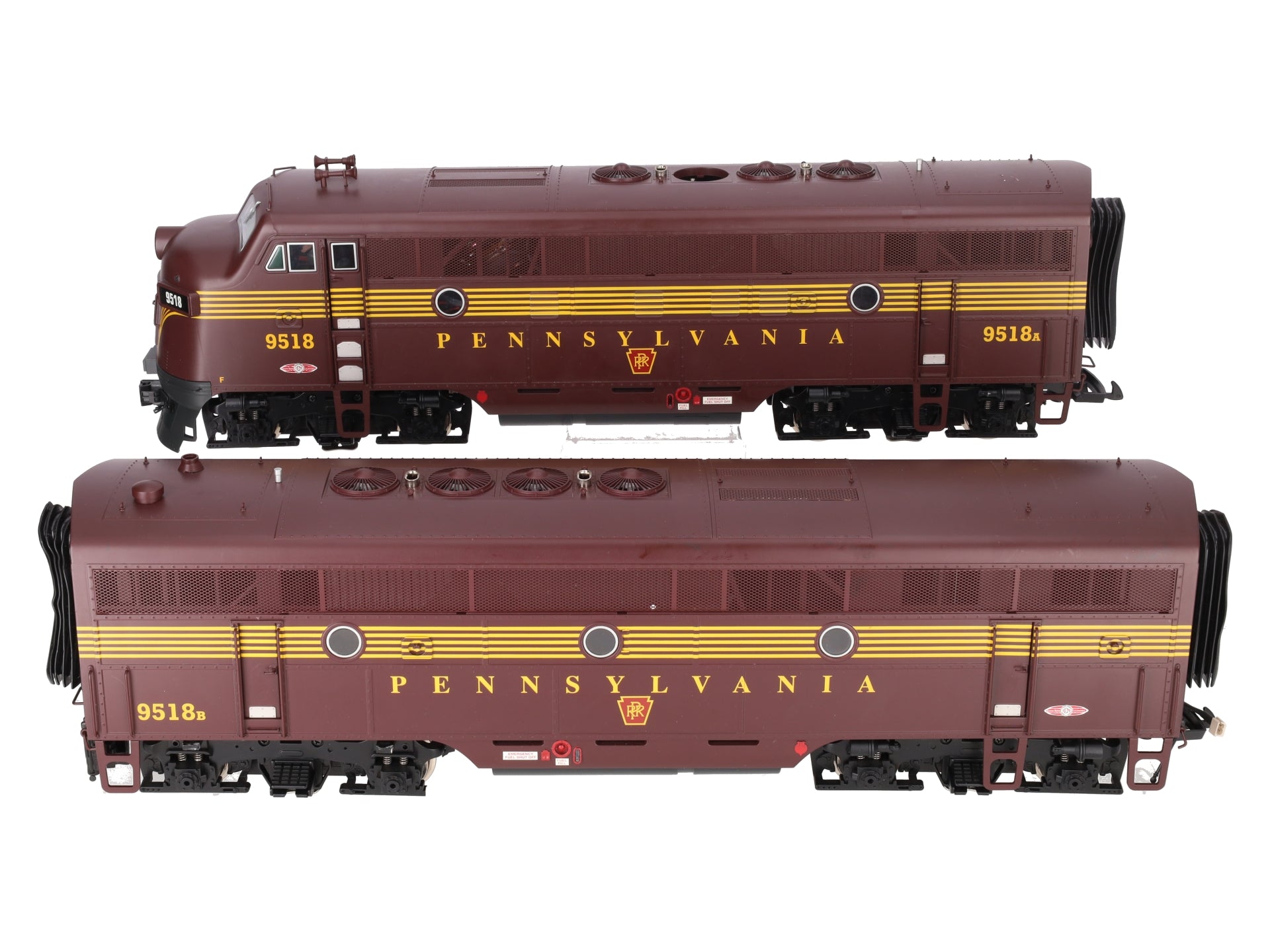 USA Trains 22258 G Pennsylvania F-3 AB Diesel Locomotive Set EX/Box