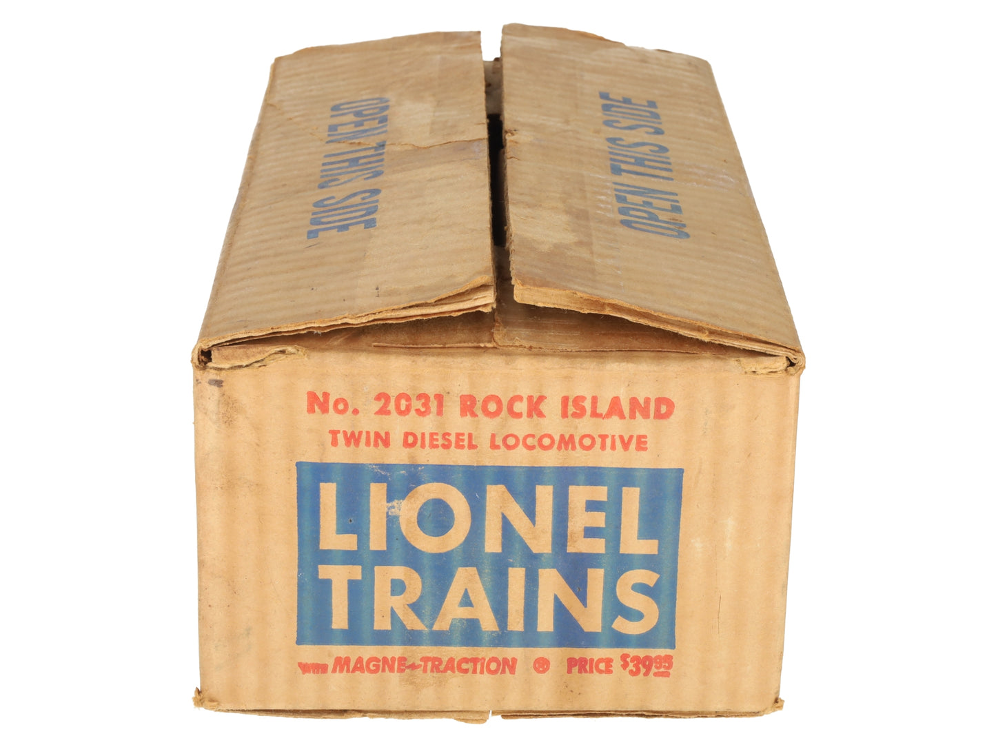 Lionel 2031 Vintage O Rock Island Alco AA Diesel Locomotive Set VG/Box