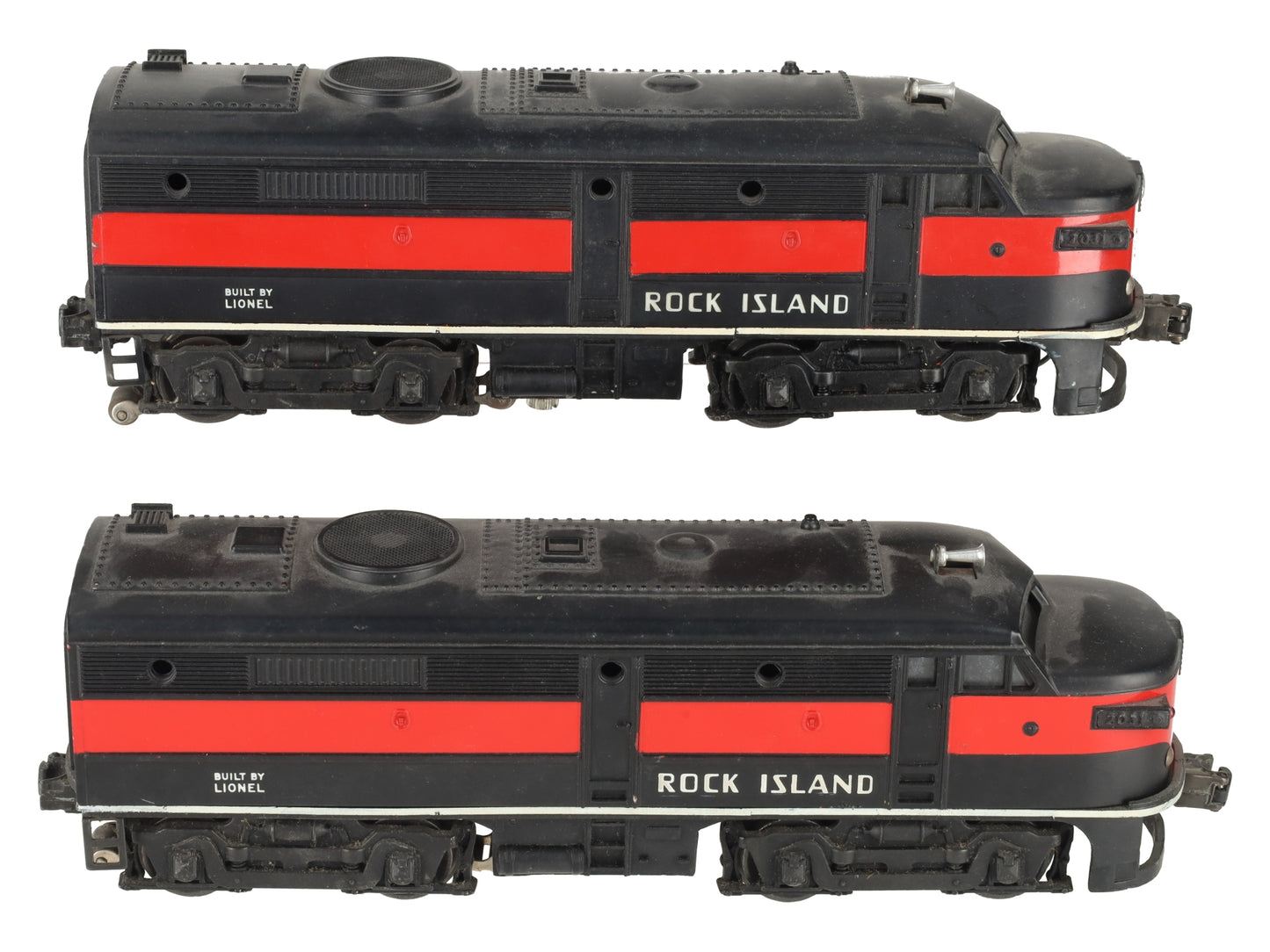 Lionel 2031 Vintage O Rock Island Alco AA Diesel Locomotive Set VG/Box