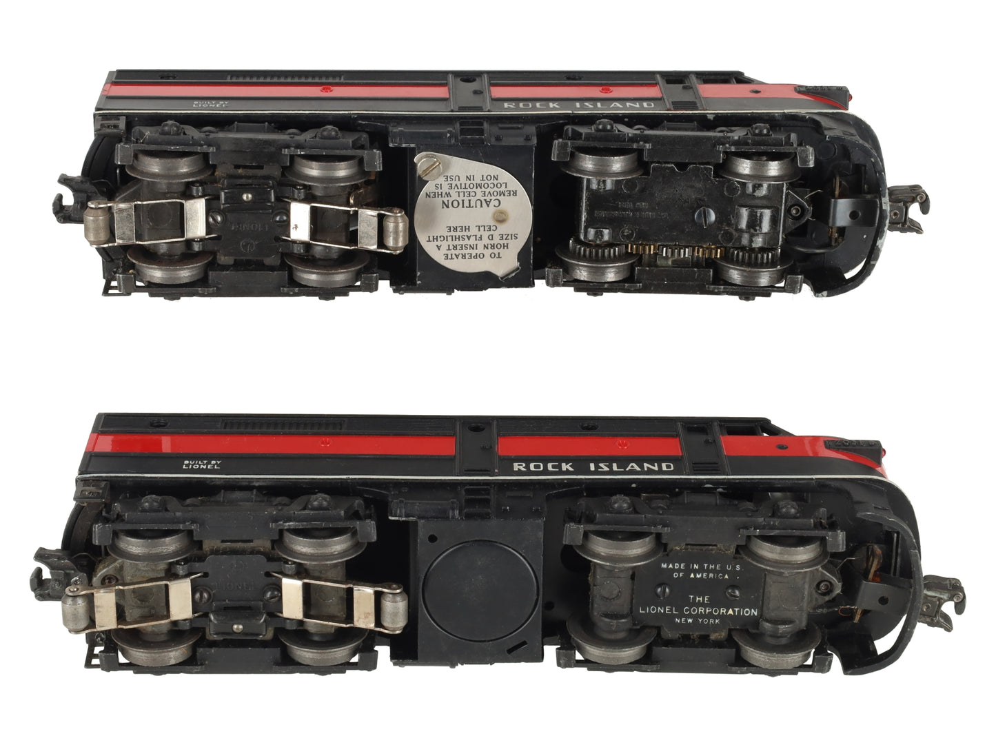 Lionel 2031 Vintage O Rock Island Alco AA Diesel Locomotive Set VG/Box