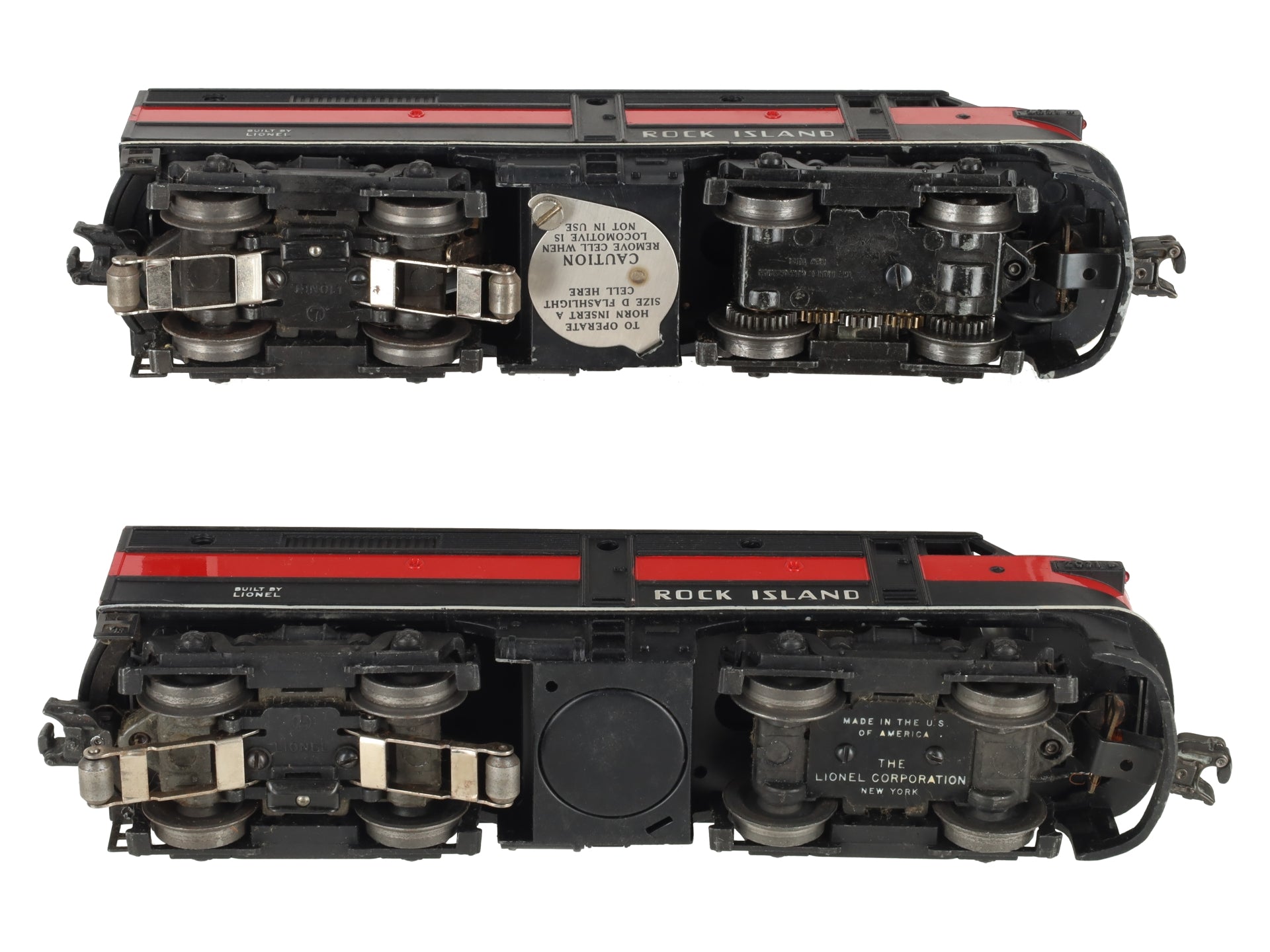 Lionel 2031 Vintage O Rock Island Alco AA Diesel Locomotive Set VG/Box