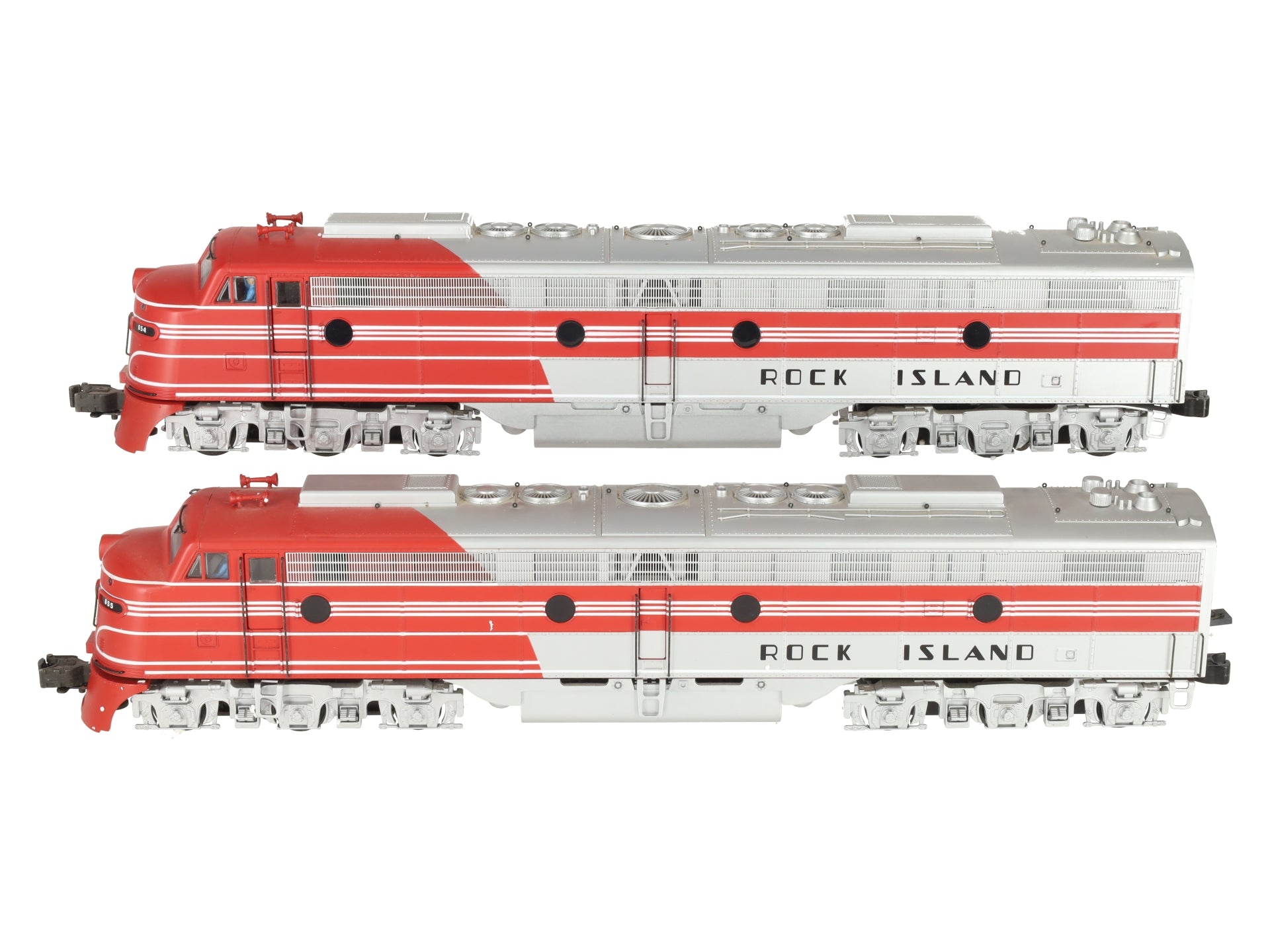 K-Line K-28841 O Rock Island E Series AA Diesel Engine Set w/TMCC EX