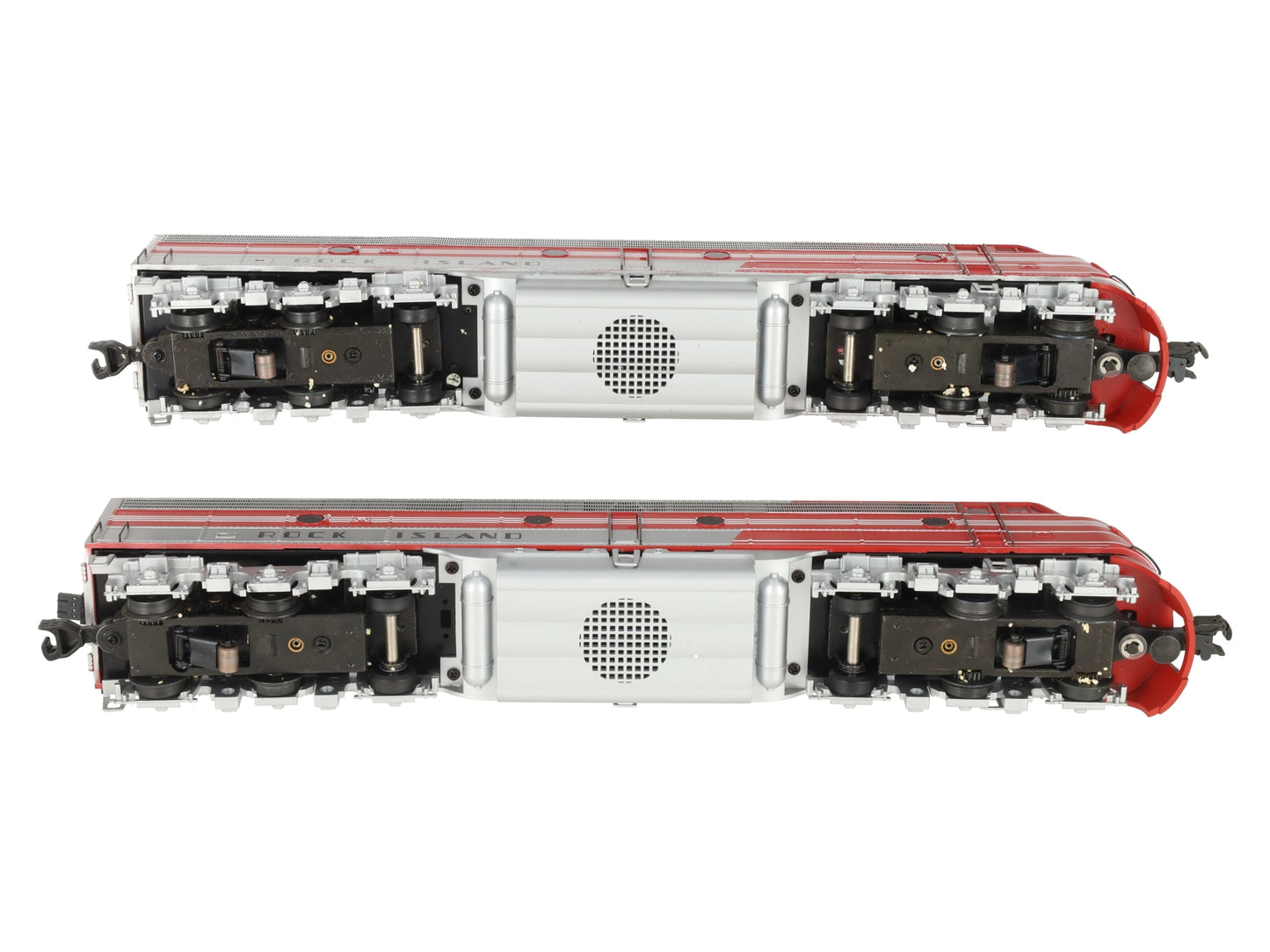 K-Line K-28841 O Rock Island E Series AA Diesel Engine Set w/TMCC EX