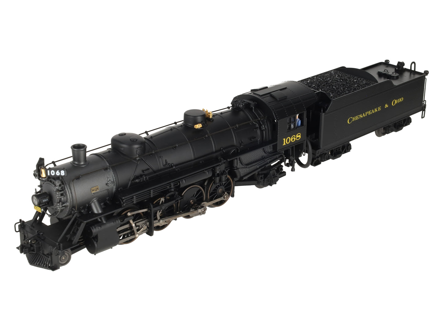 K-Line K3615-1068W O Gauge Chesapeake & Ohio Mikado Steam Loco & Tender #1068 LN/Box