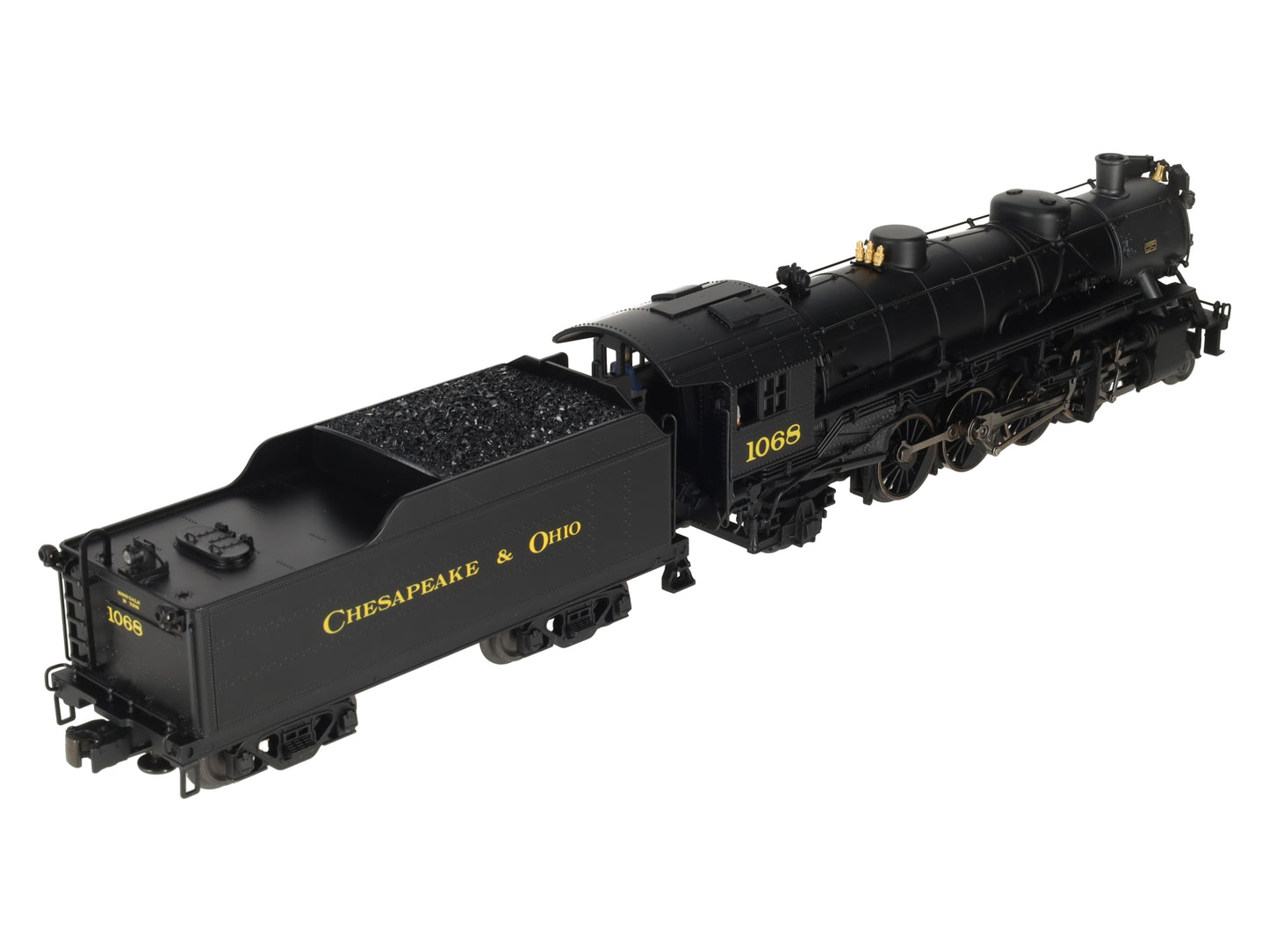 K-Line K3615-1068W O Gauge Chesapeake & Ohio Mikado Steam Loco & Tender #1068 LN/Box