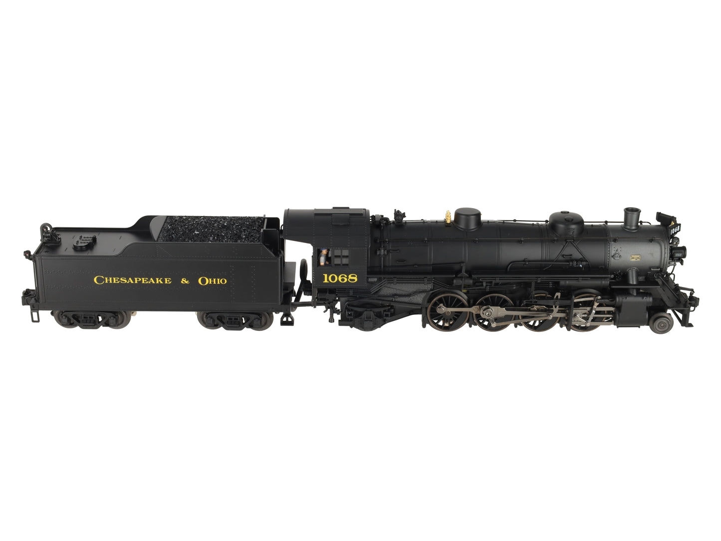 K-Line K3615-1068W O Gauge Chesapeake & Ohio Mikado Steam Loco & Tender #1068 LN/Box