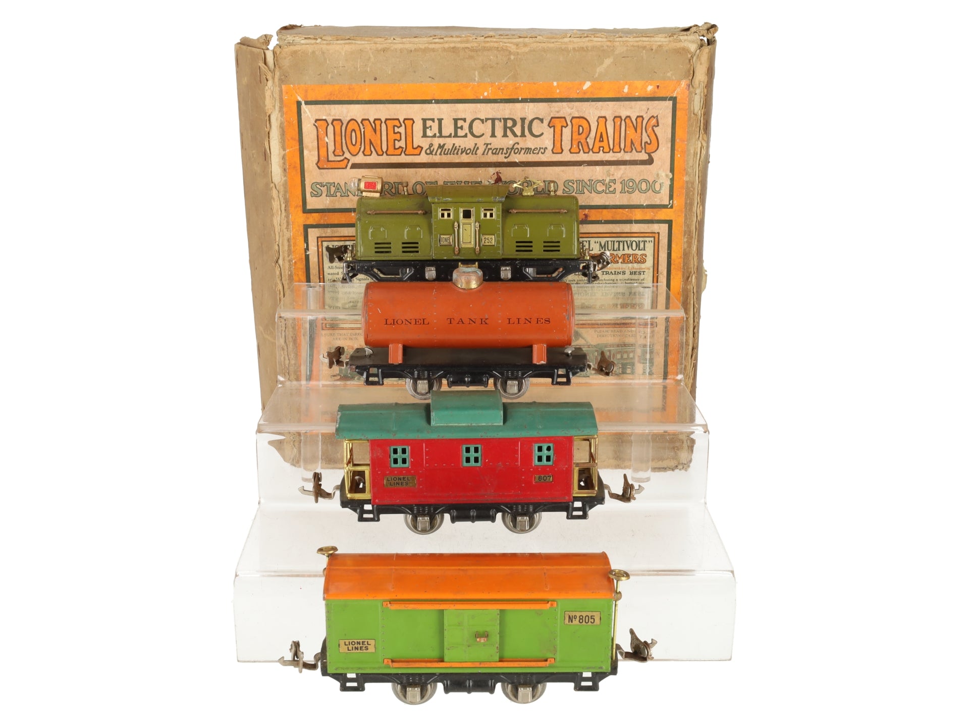 Lionel 293 Vintage O Prewar Electric Freight Set VG/Box