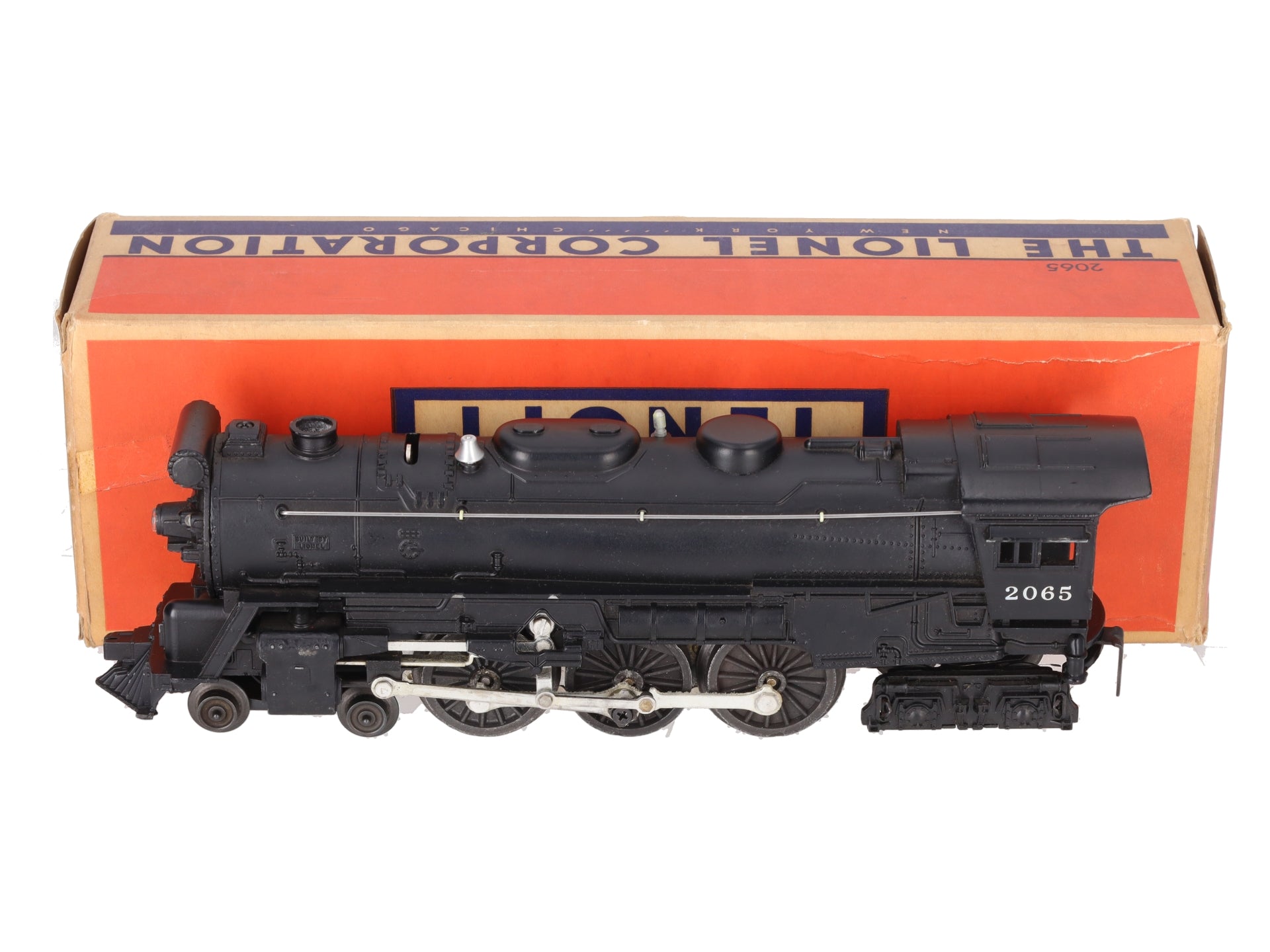 Lionel 2065 Vintage O 4-6-4 Small Hudson Steam Locomotive -Repainted/Box
