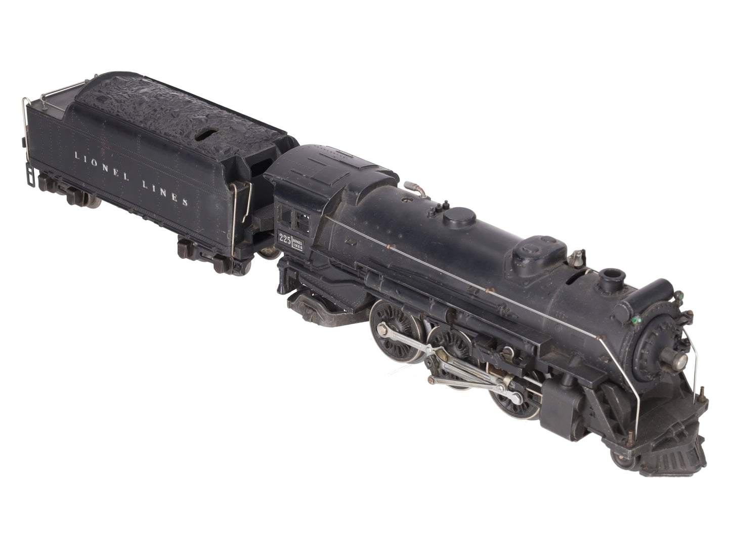 Lionel 225 Vintage O 2-6-2 Lionel Lines Steam Locomotive w/2235W Tender VG