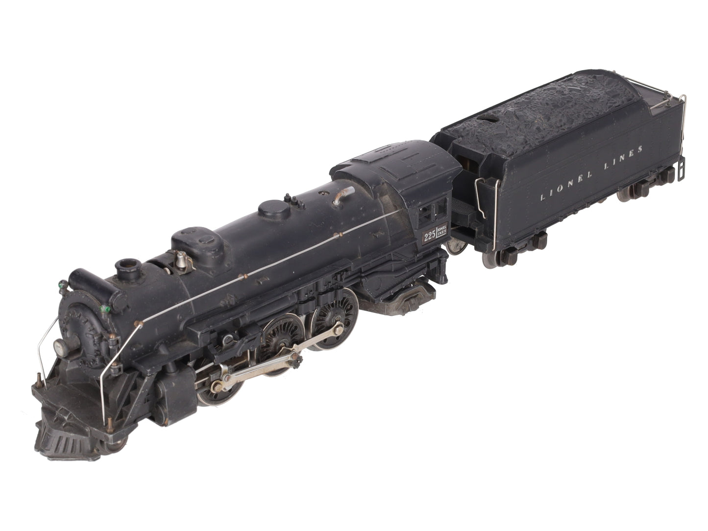 Lionel 225 Vintage O 2-6-2 Lionel Lines Steam Locomotive w/2235W Tender VG