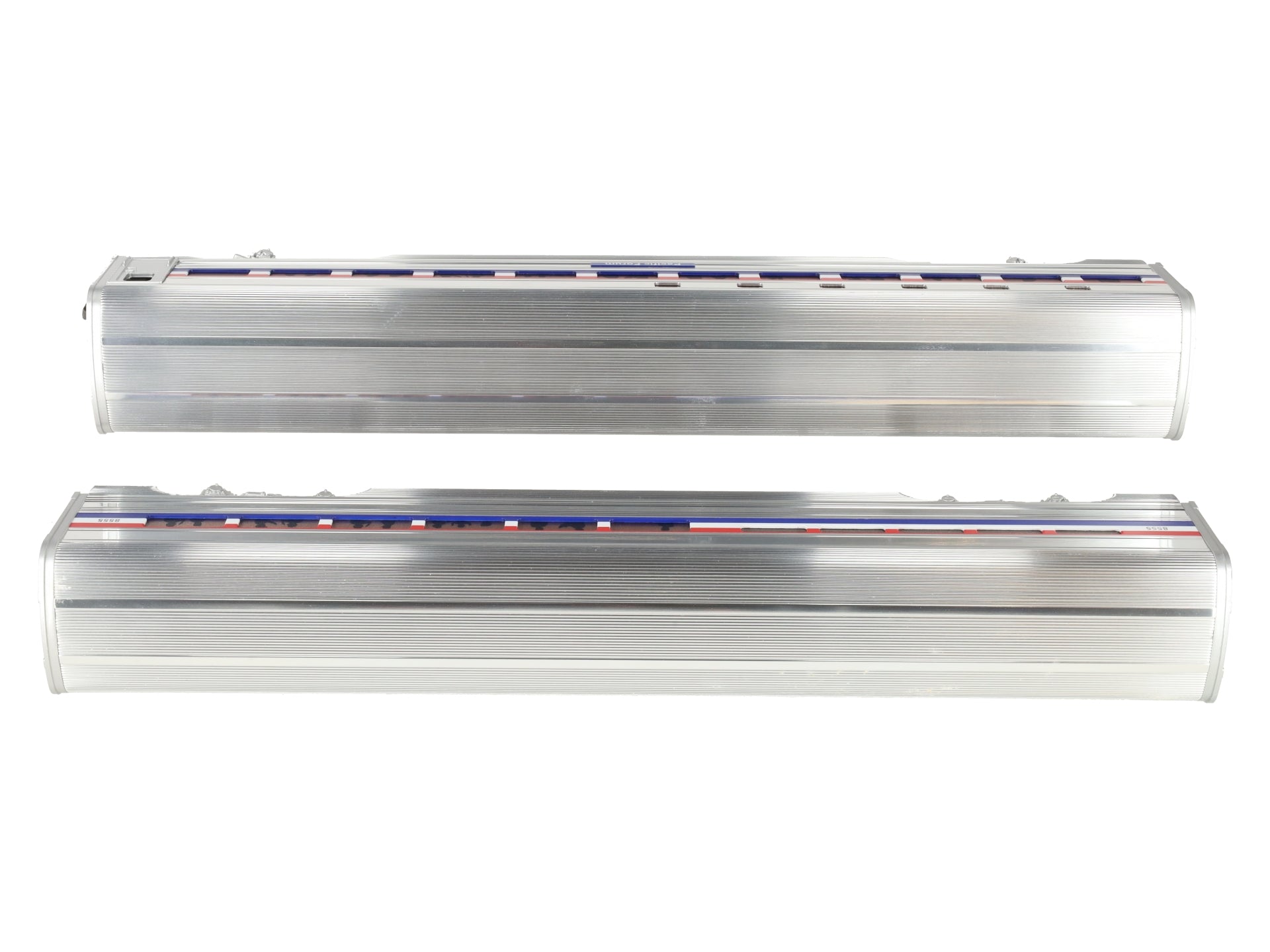 MTH 20-6508 O Gauge Amtrak Premier 70' Aluminum Sleeper/Diner Car Set EX/Box