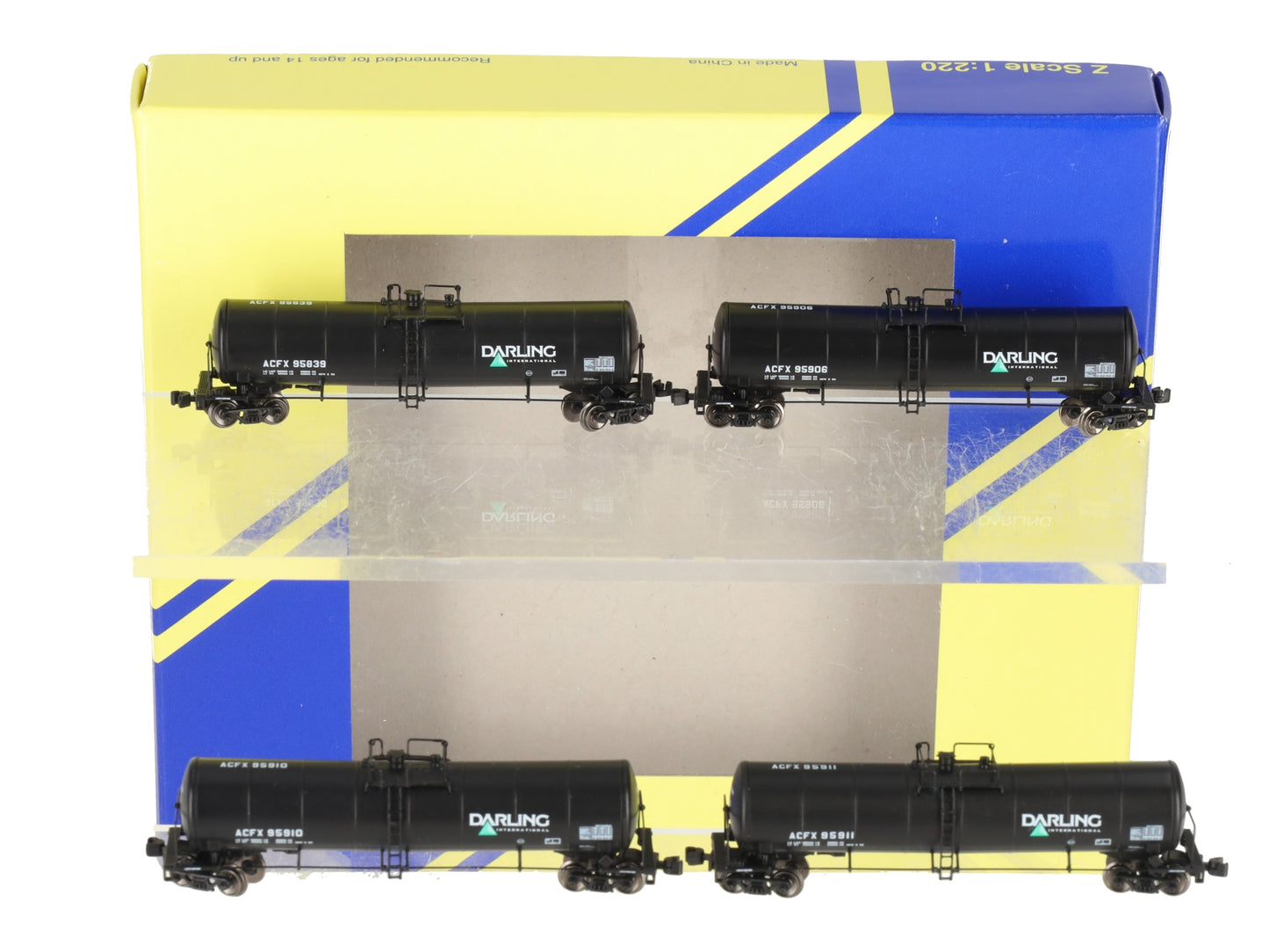 American Z-Line 90510-1 Z ACFX 23000 Gallon Funnel Flow Tank Cars (Pack of 4) NIB